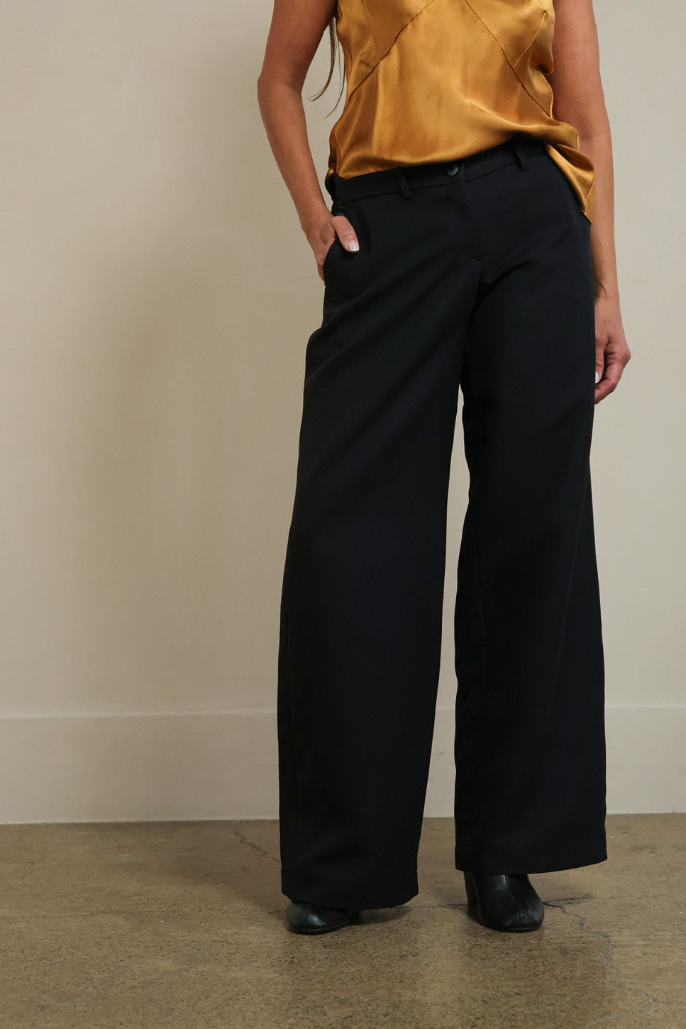 THE WOOL SILK FRANKIE PANTS 