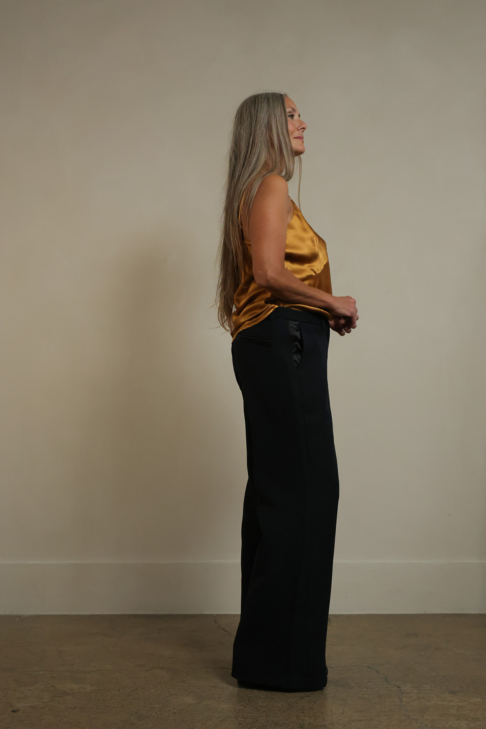 THE WOOL SILK FRANKIE PANTS 