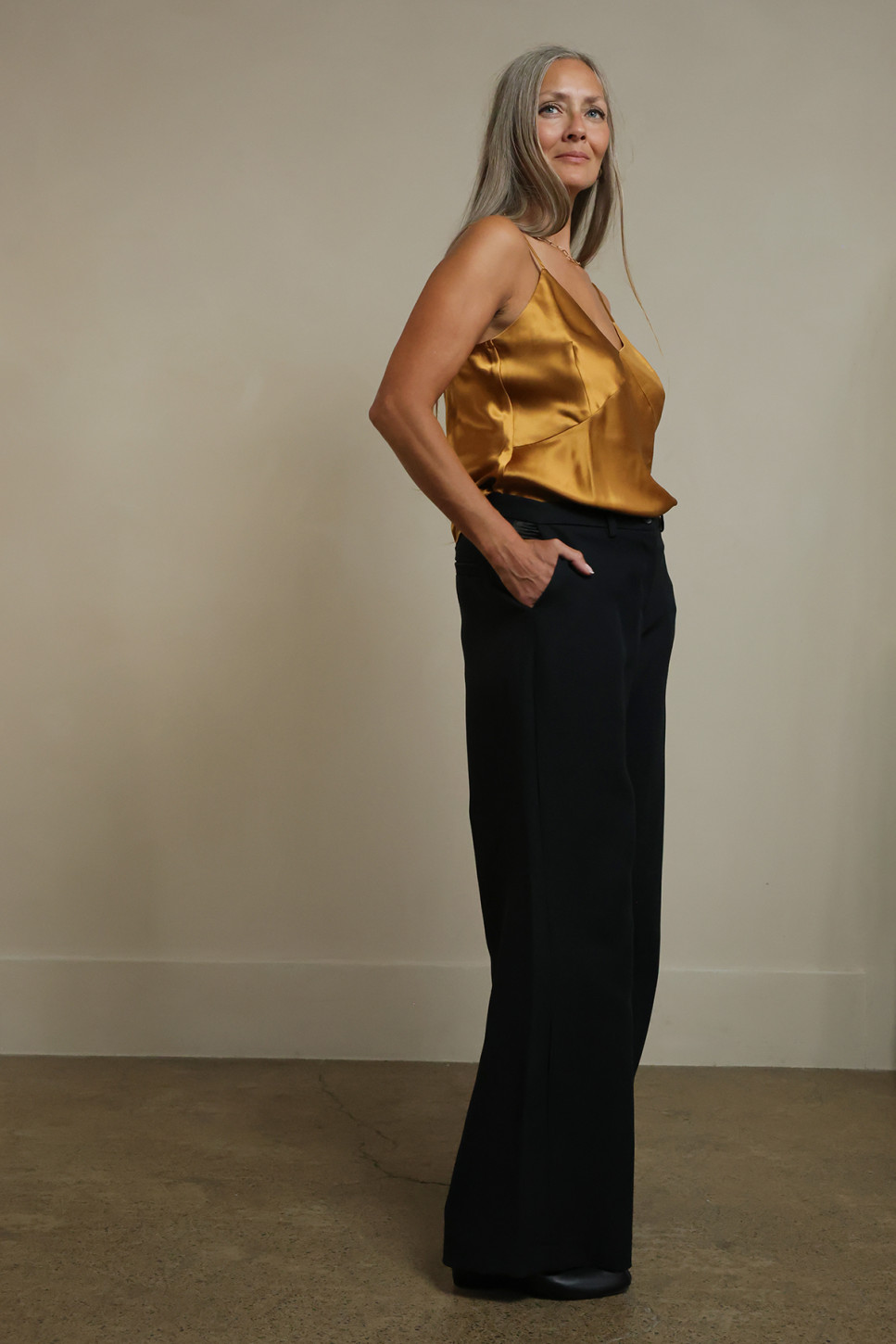 THE WOOL SILK FRANKIE PANTS 