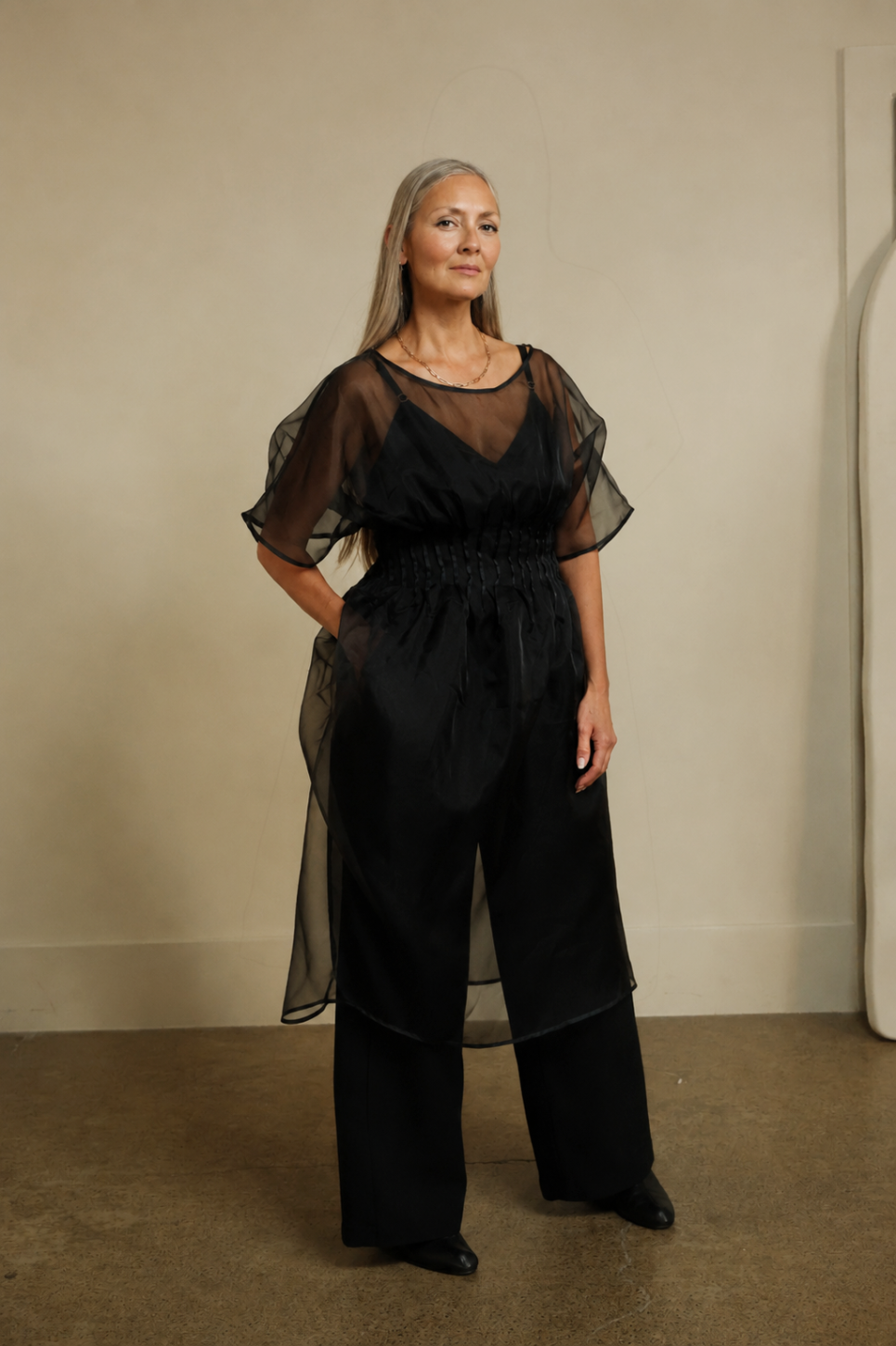 THE FREYA SILK ORGANZA DRESS