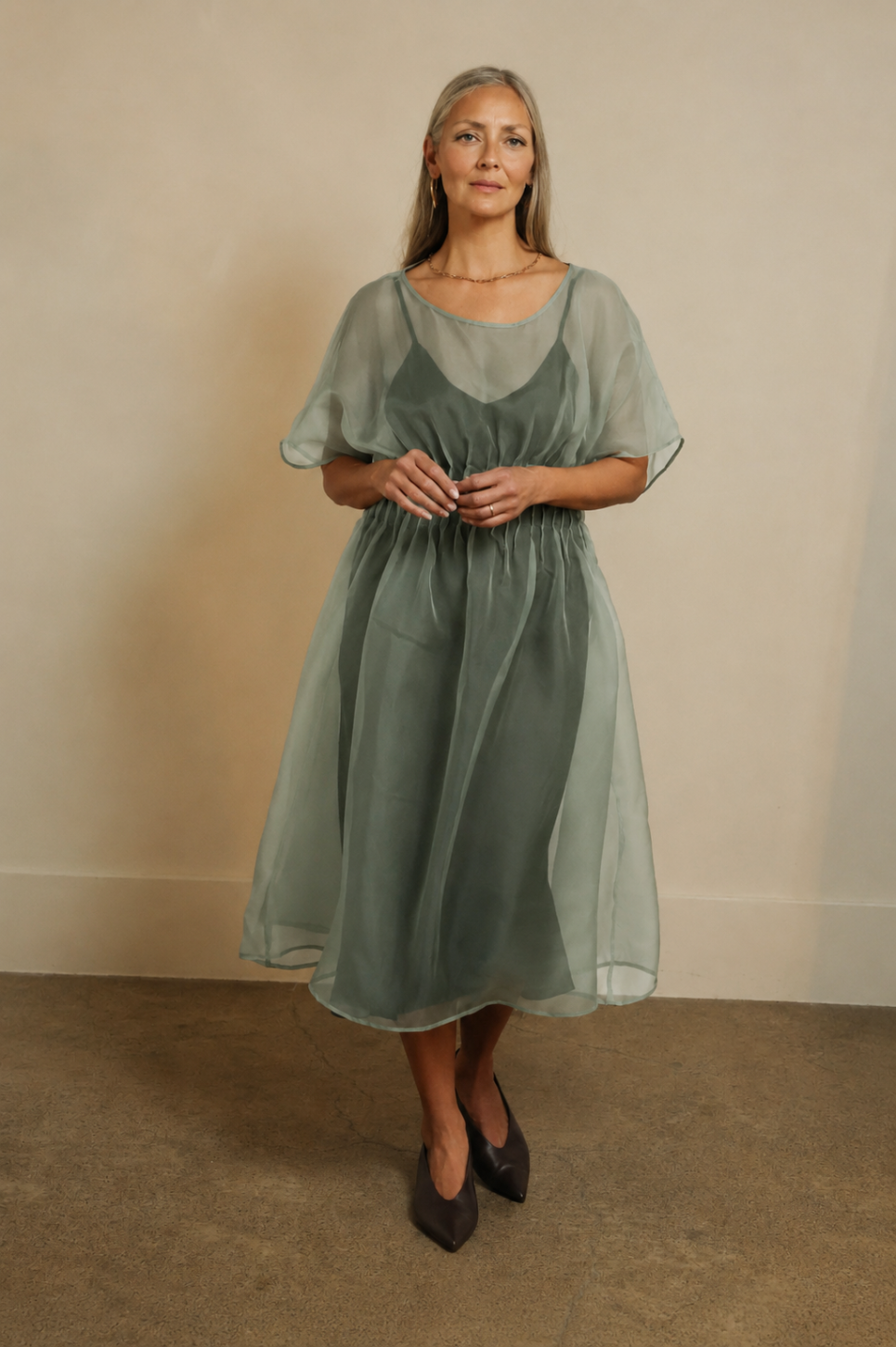 THE FREYA SILK ORGANZA DRESS