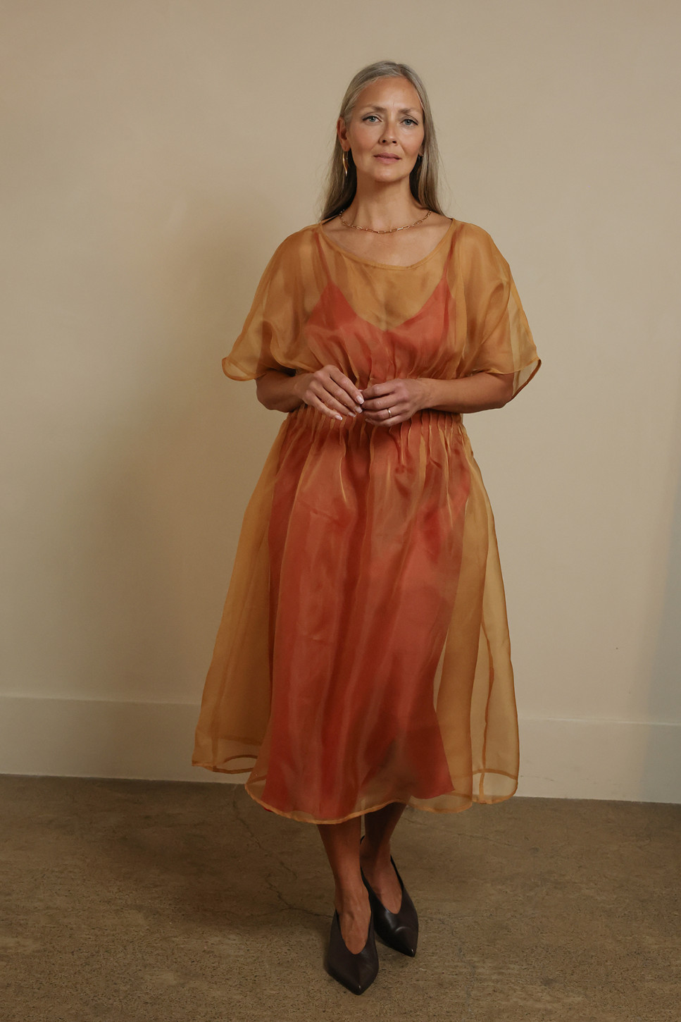 THE FREYA SILK ORGANZA DRESS
