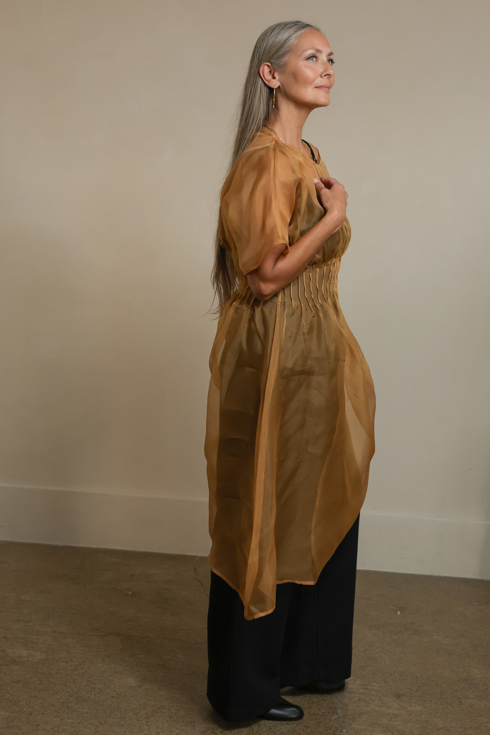 THE FREYA SILK ORGANZA DRESS