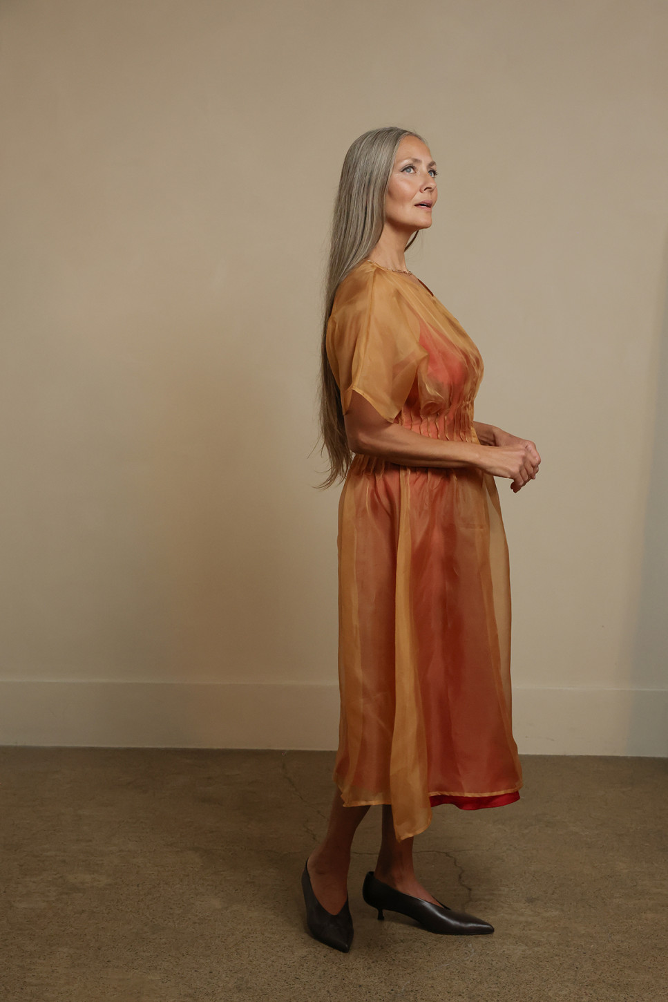 THE FREYA SILK ORGANZA DRESS