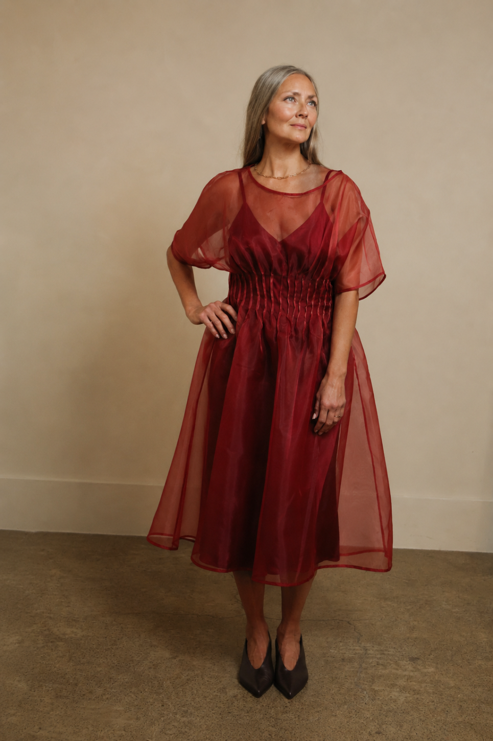 THE FREYA SILK ORGANZA DRESS