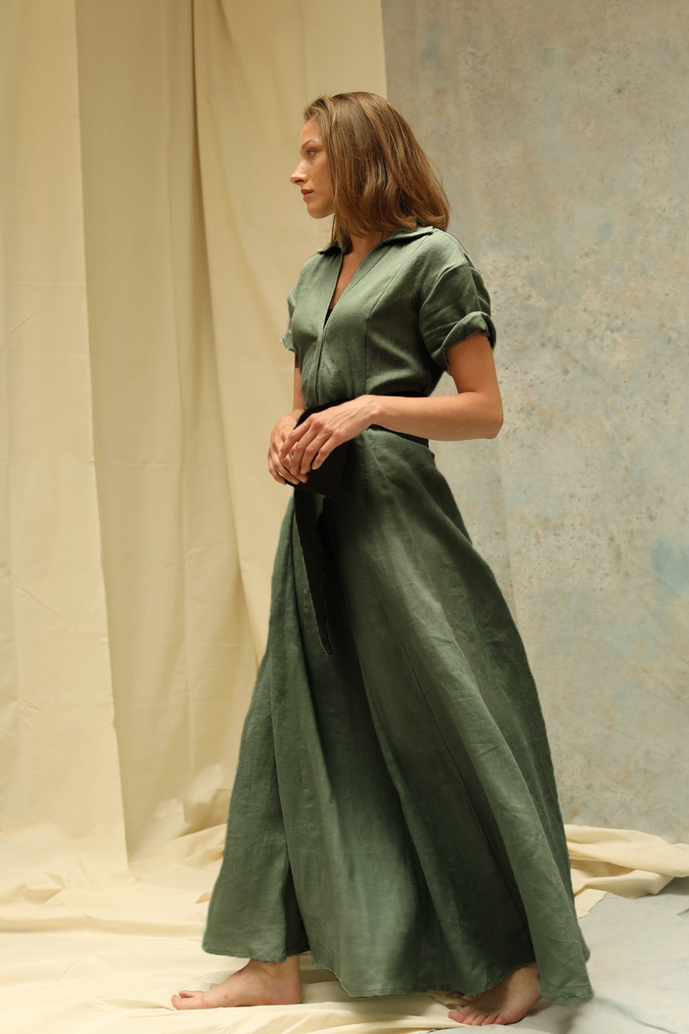 AJA'S FAVORITE MAXI DRESS IN PURE LINEN