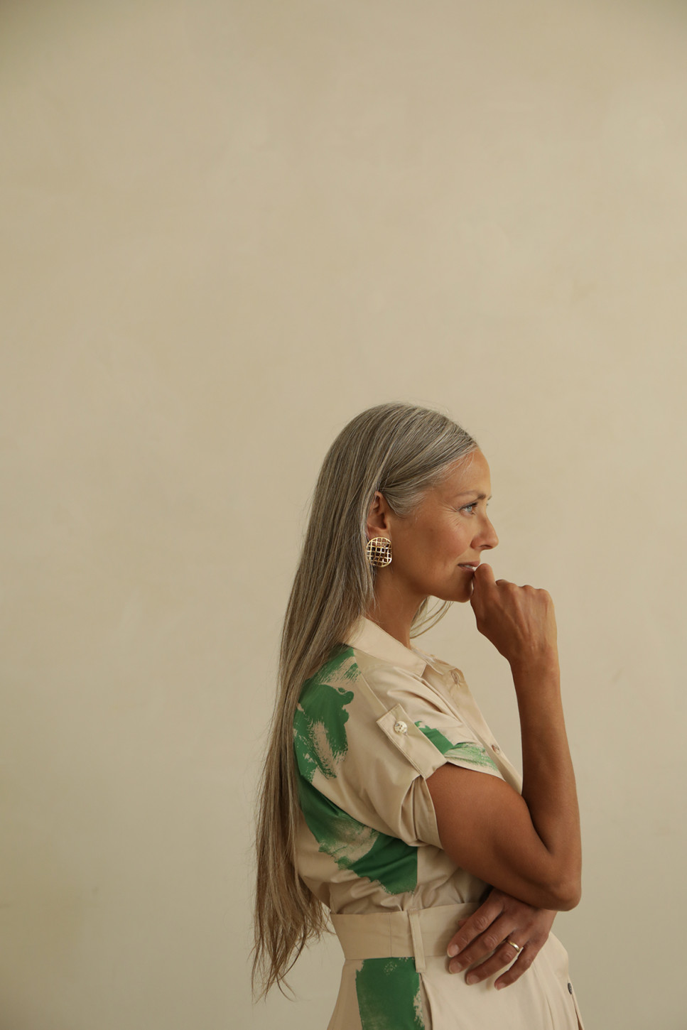 THE SHIORI IN GREEN - MAXI COTTON DRESS 