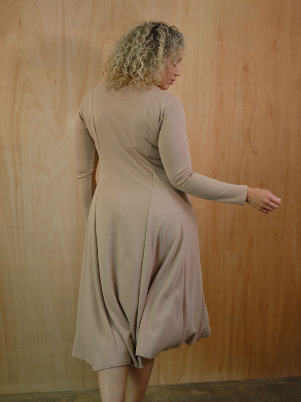 HARLEY LONG SLEEVE DRESS FROM PONTE JERSEY