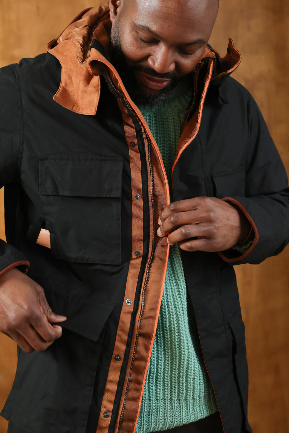 Hawthorn Parka in black 