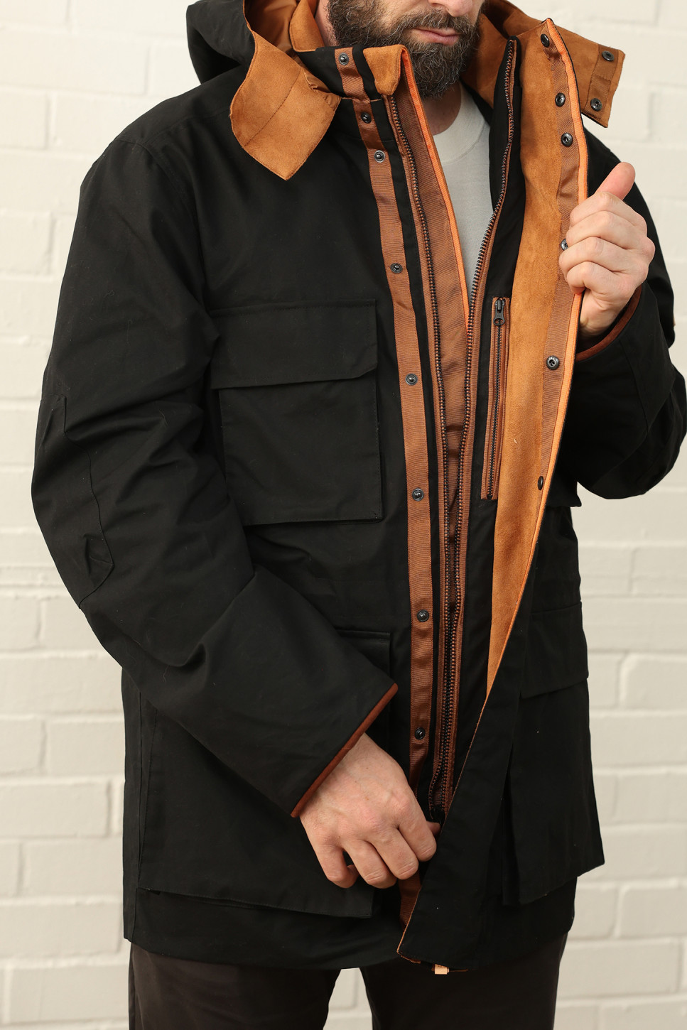 Hawthorn Parka in black 