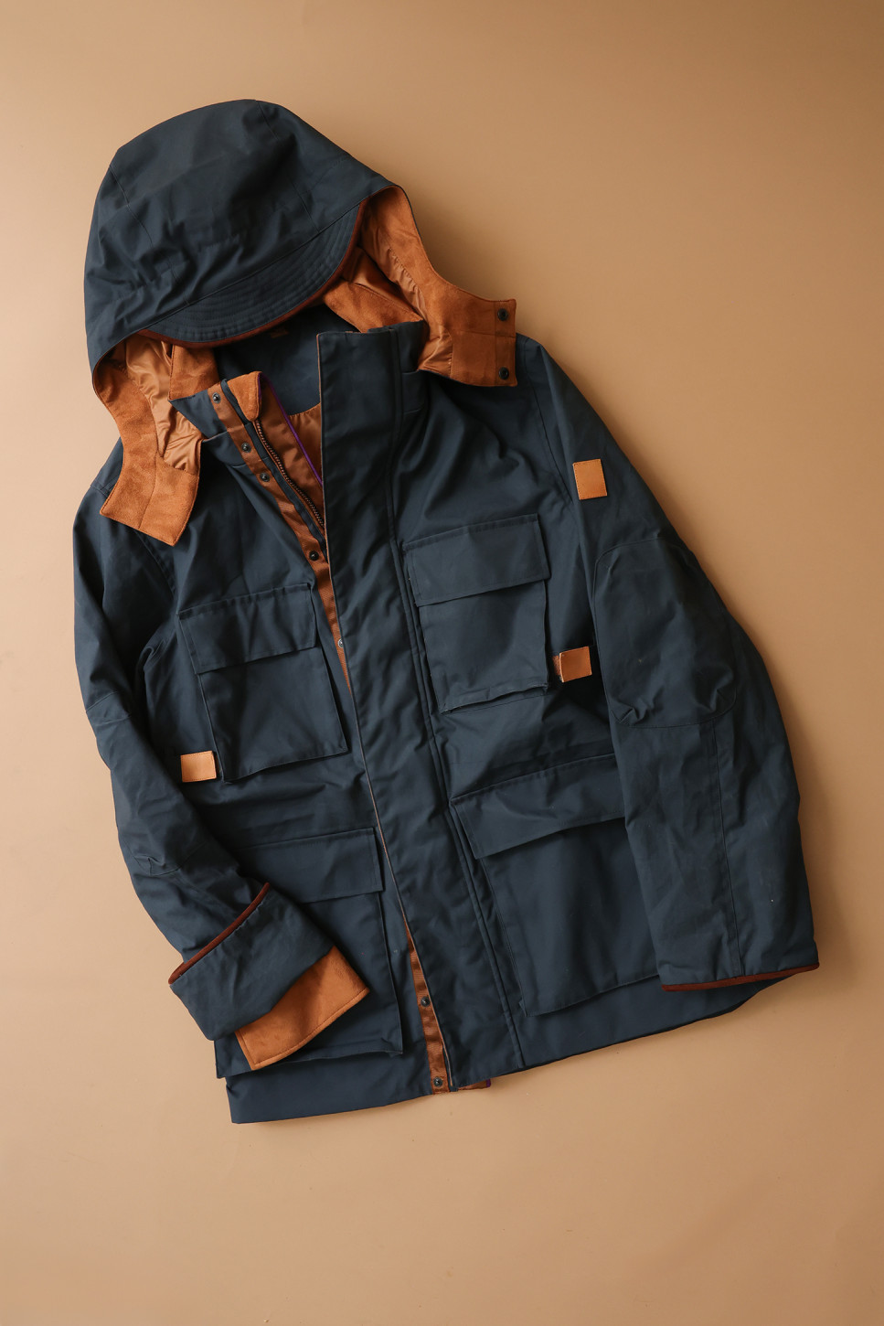 The Hawthorn Parka in navy 