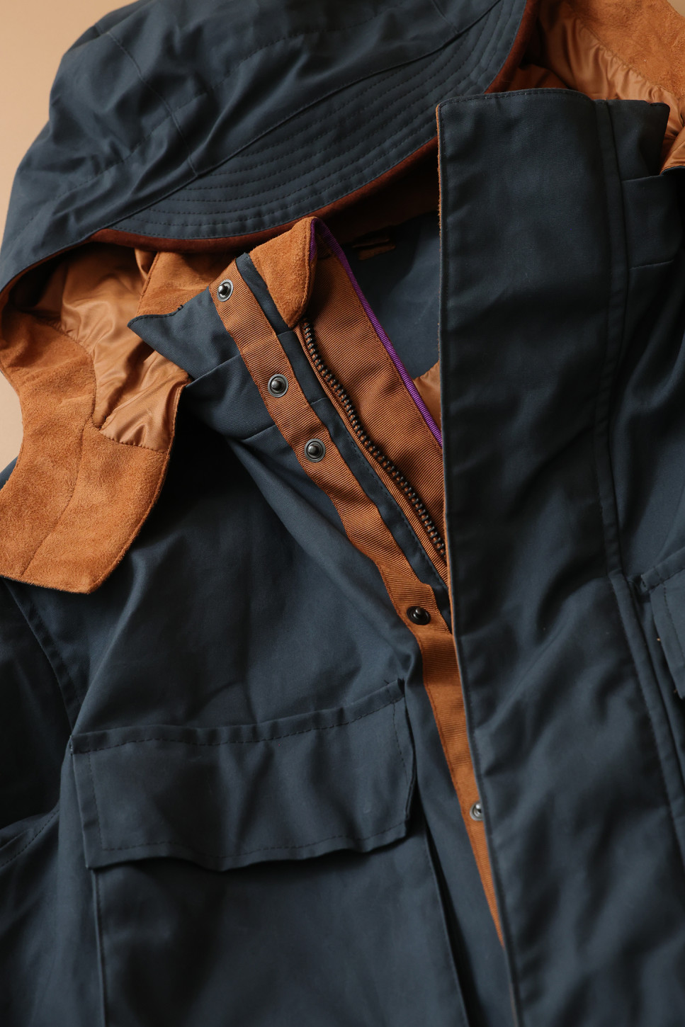 The Hawthorn Parka in navy 