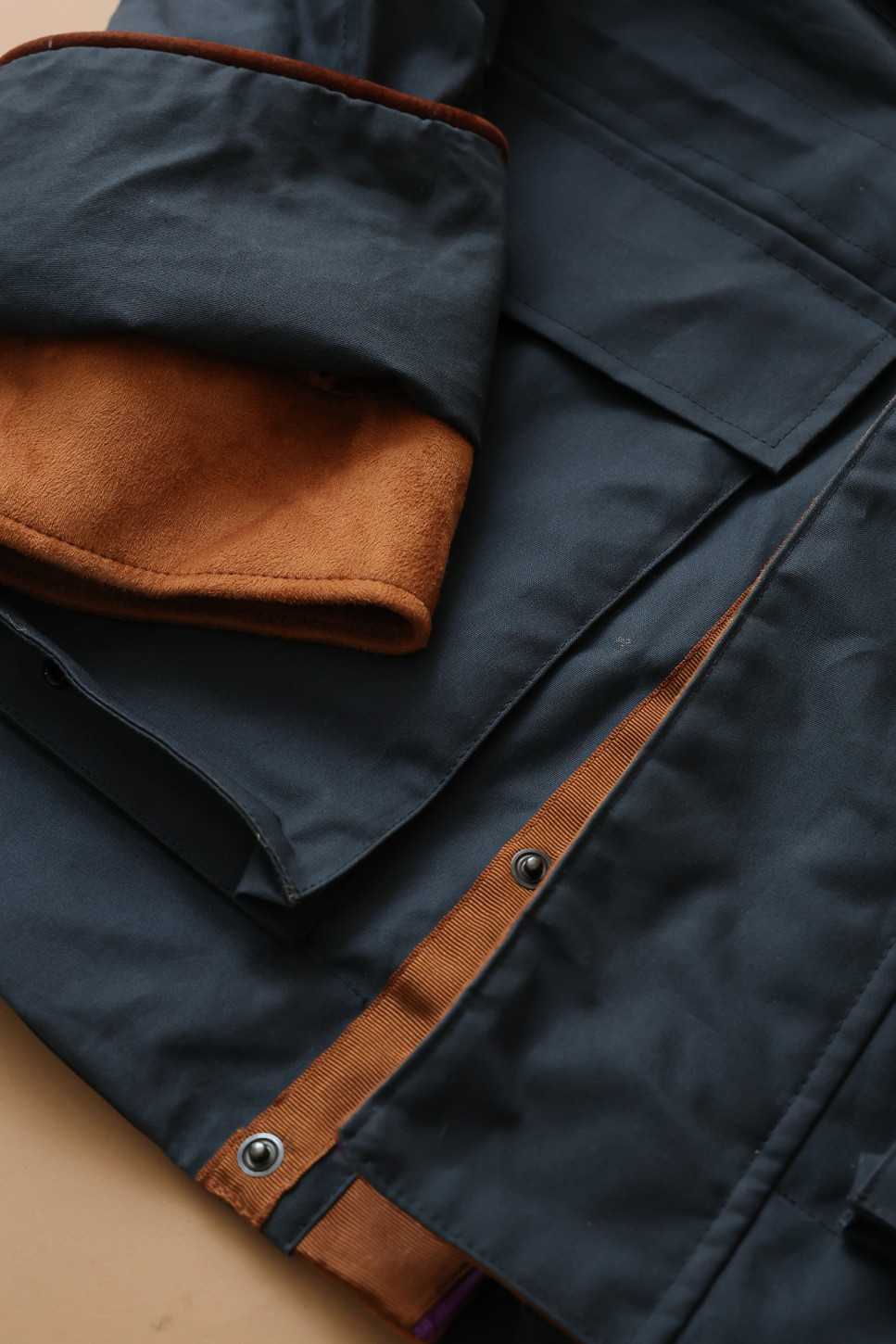 The Hawthorn Parka in navy 