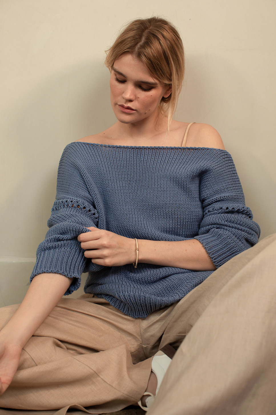 IRIS REVERSIBLE COTTON SWEATER