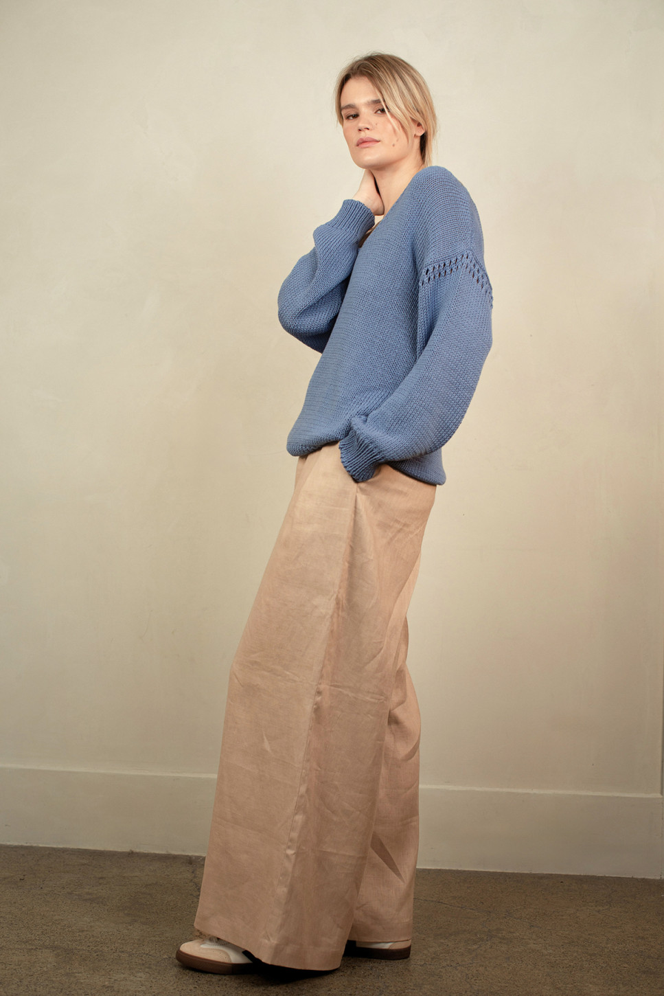 IRIS REVERSIBLE COTTON SWEATER