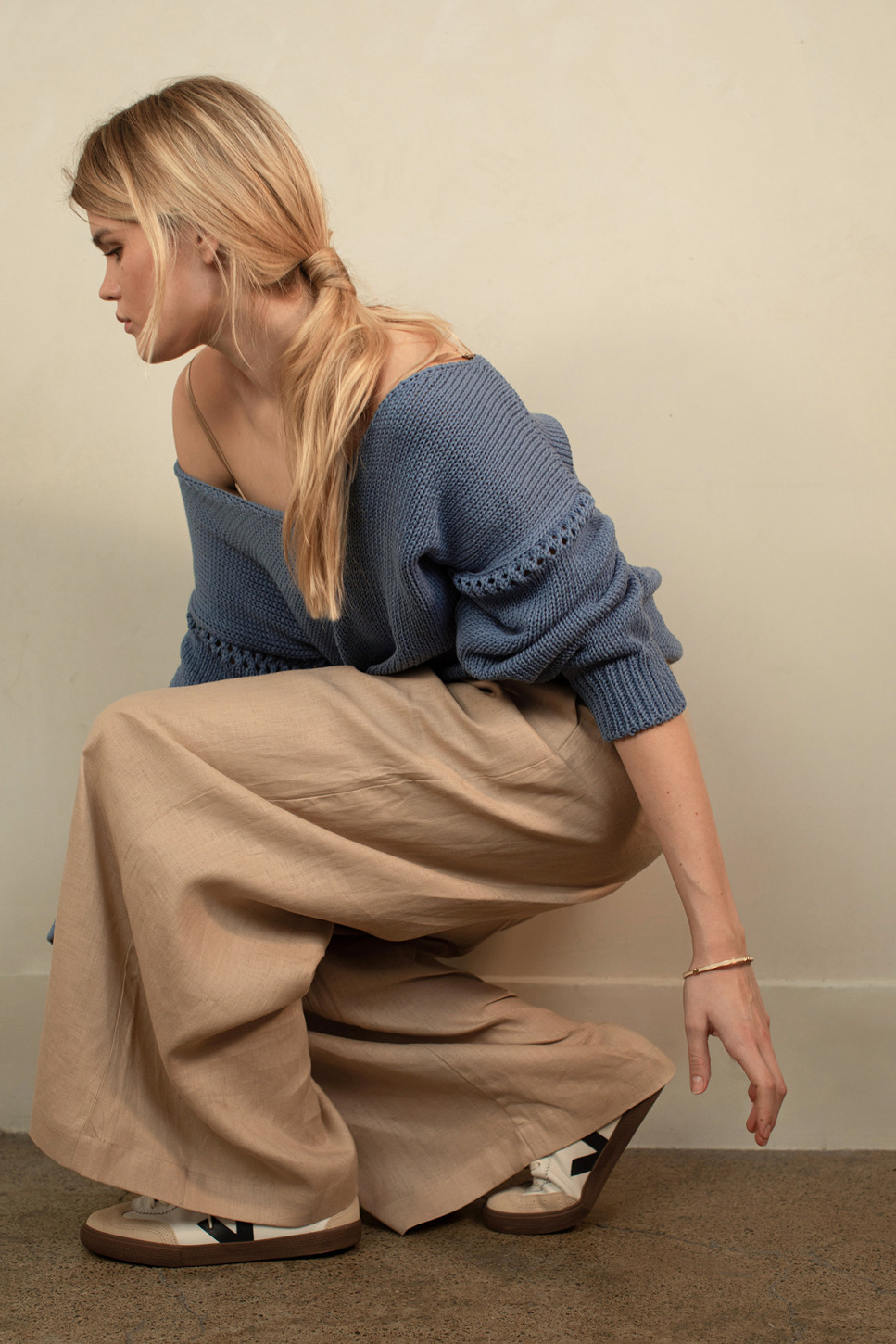 IRIS REVERSIBLE COTTON SWEATER