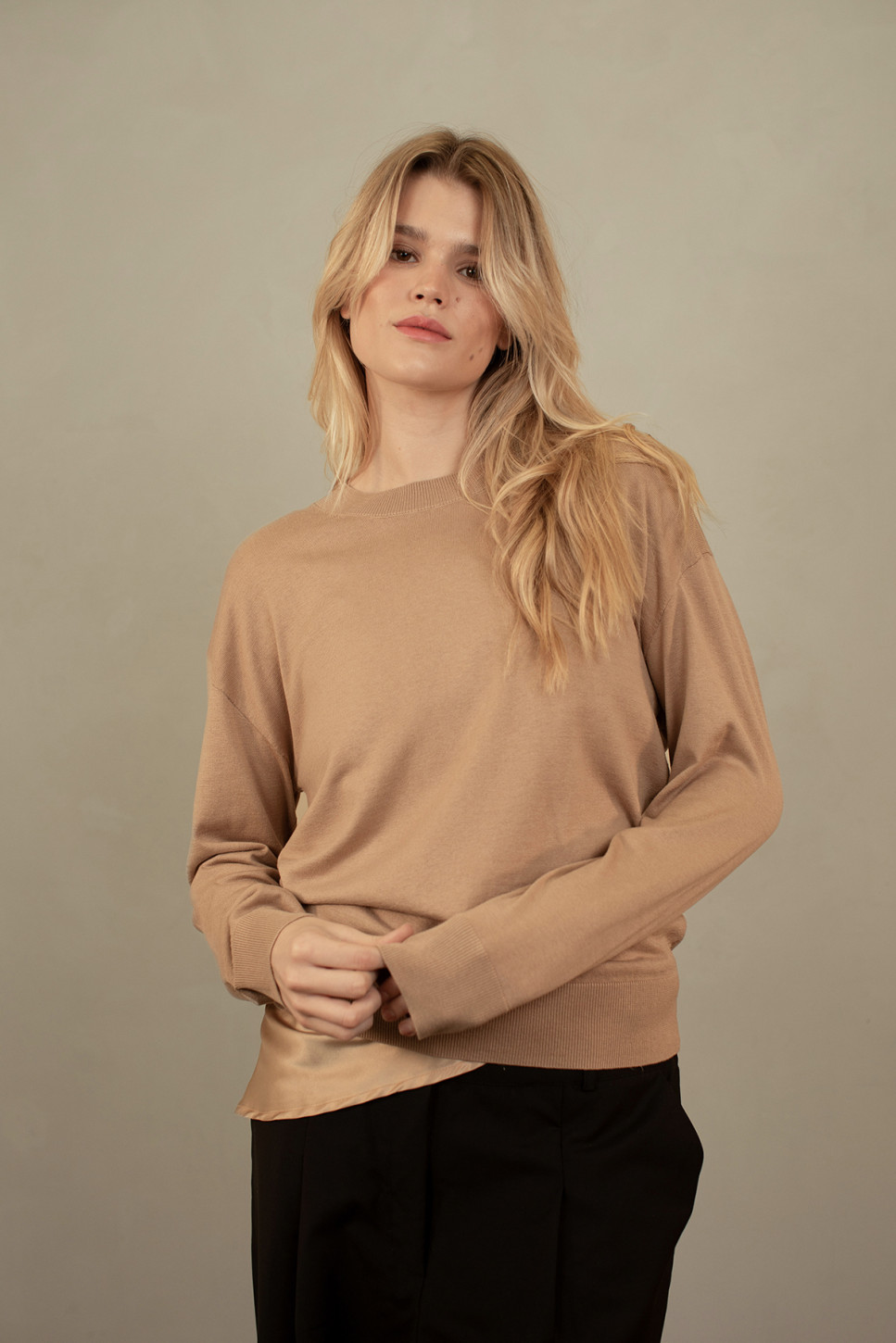 JIL SILK-COTTON KNIT
