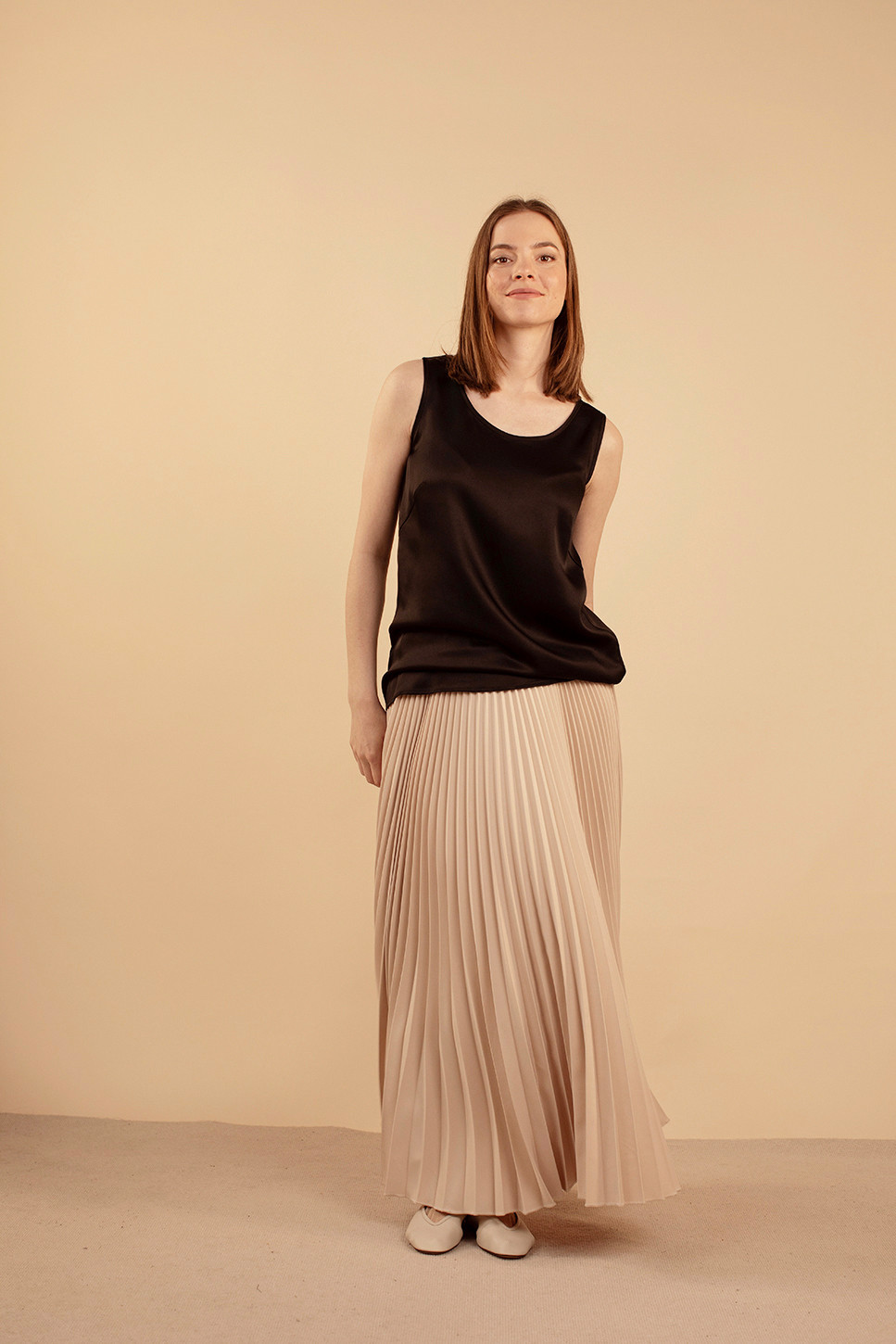 LUXURY SILK SATIN TANK TOP 
