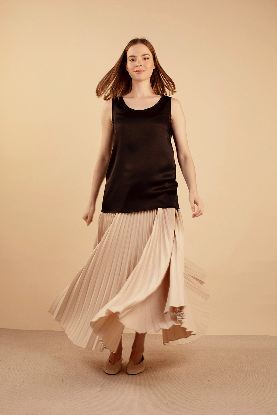 LUXURY SILK SATIN TANK TOP 