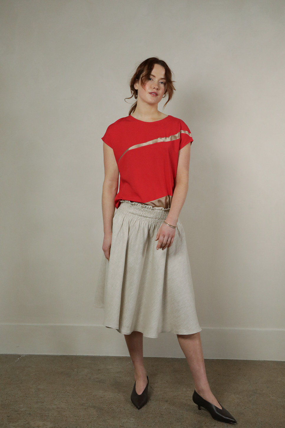 FLEUR COLOUR BLOCKED TOP