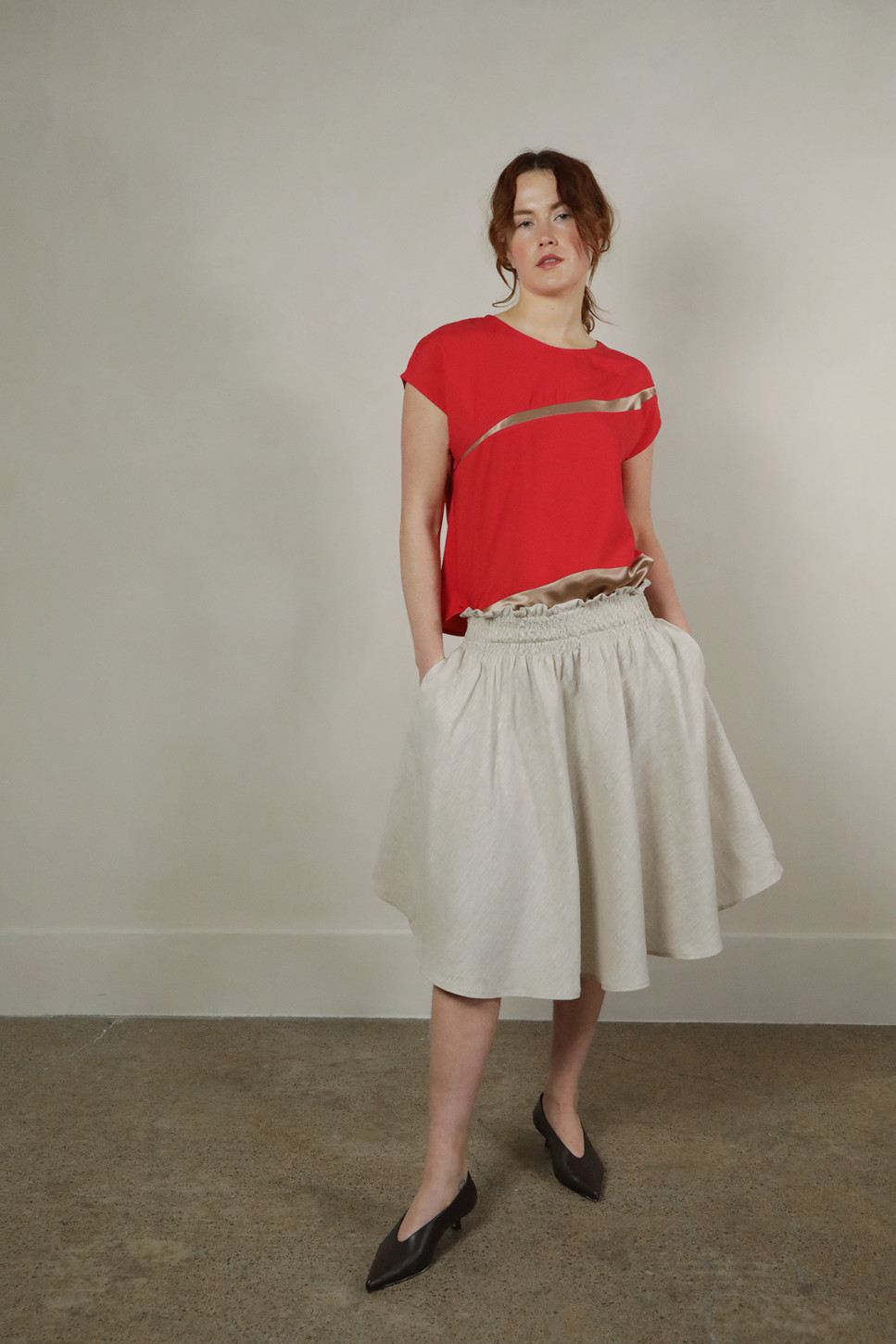 FLEUR COLOUR BLOCKED TOP