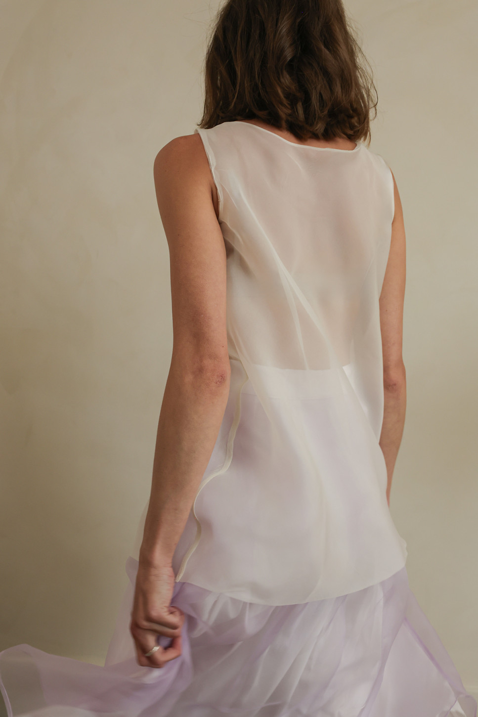 MARNIE SILK ORGANZA TOP