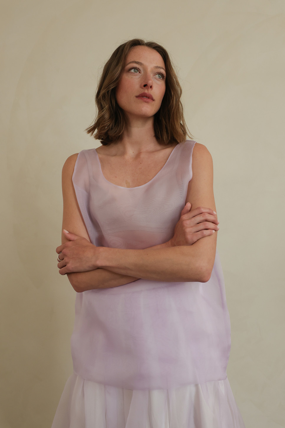 MARNIE SILK ORGANZA TOP