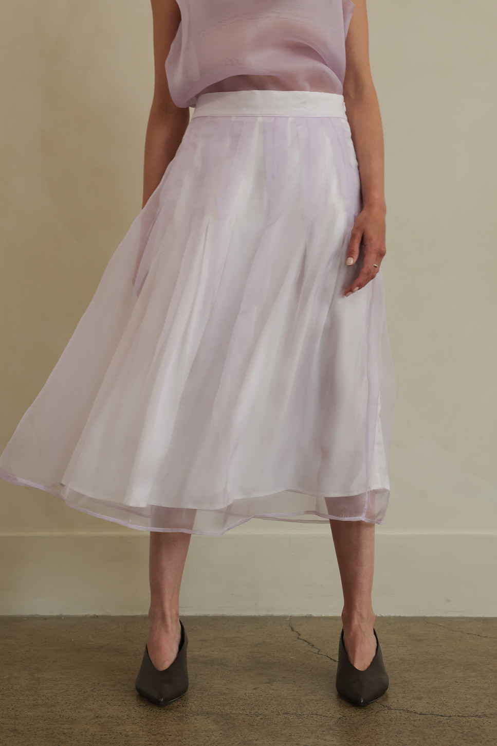 MARNIE SILK ORGANZA SKIRT