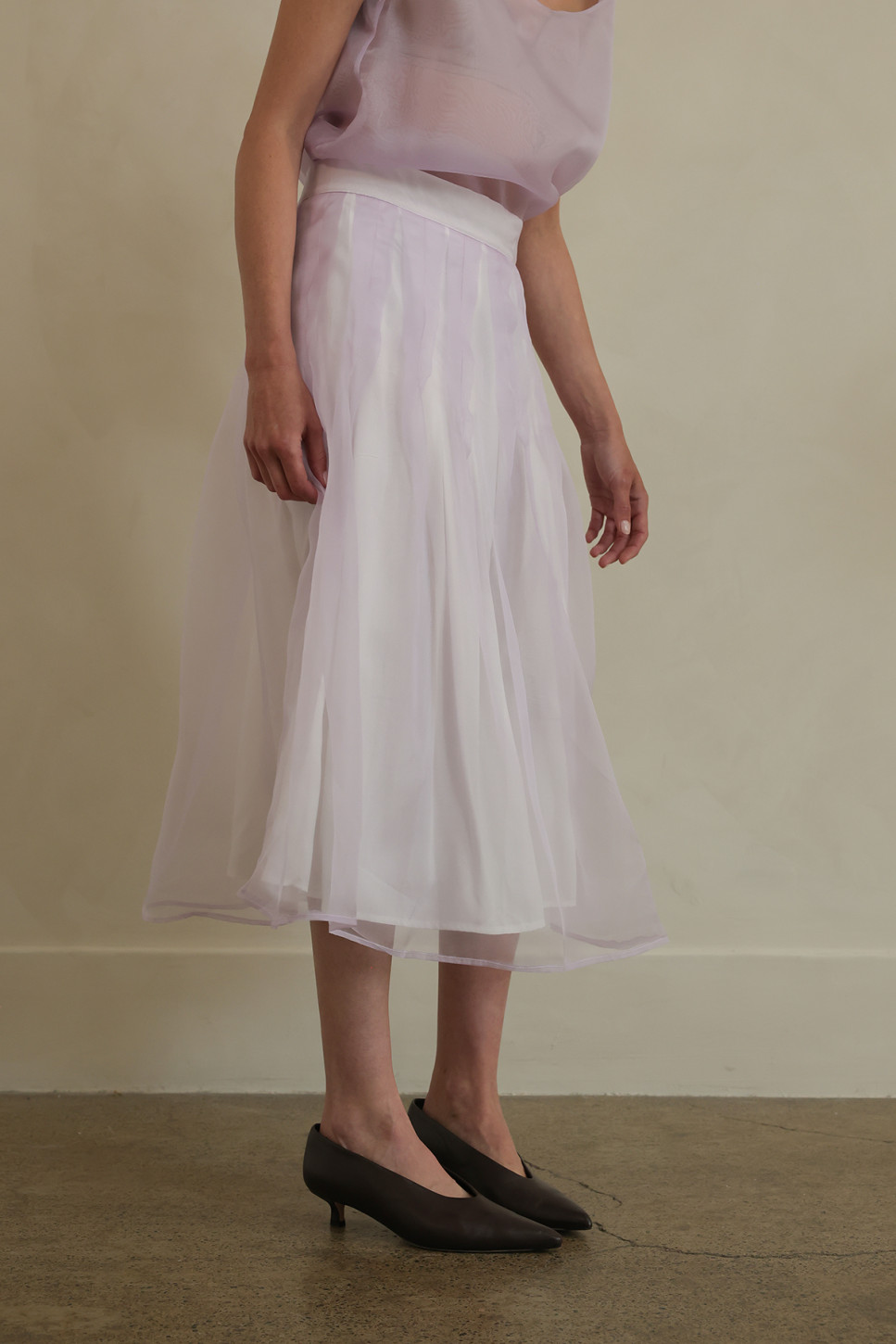 MARNIE SILK ORGANZA SKIRT
