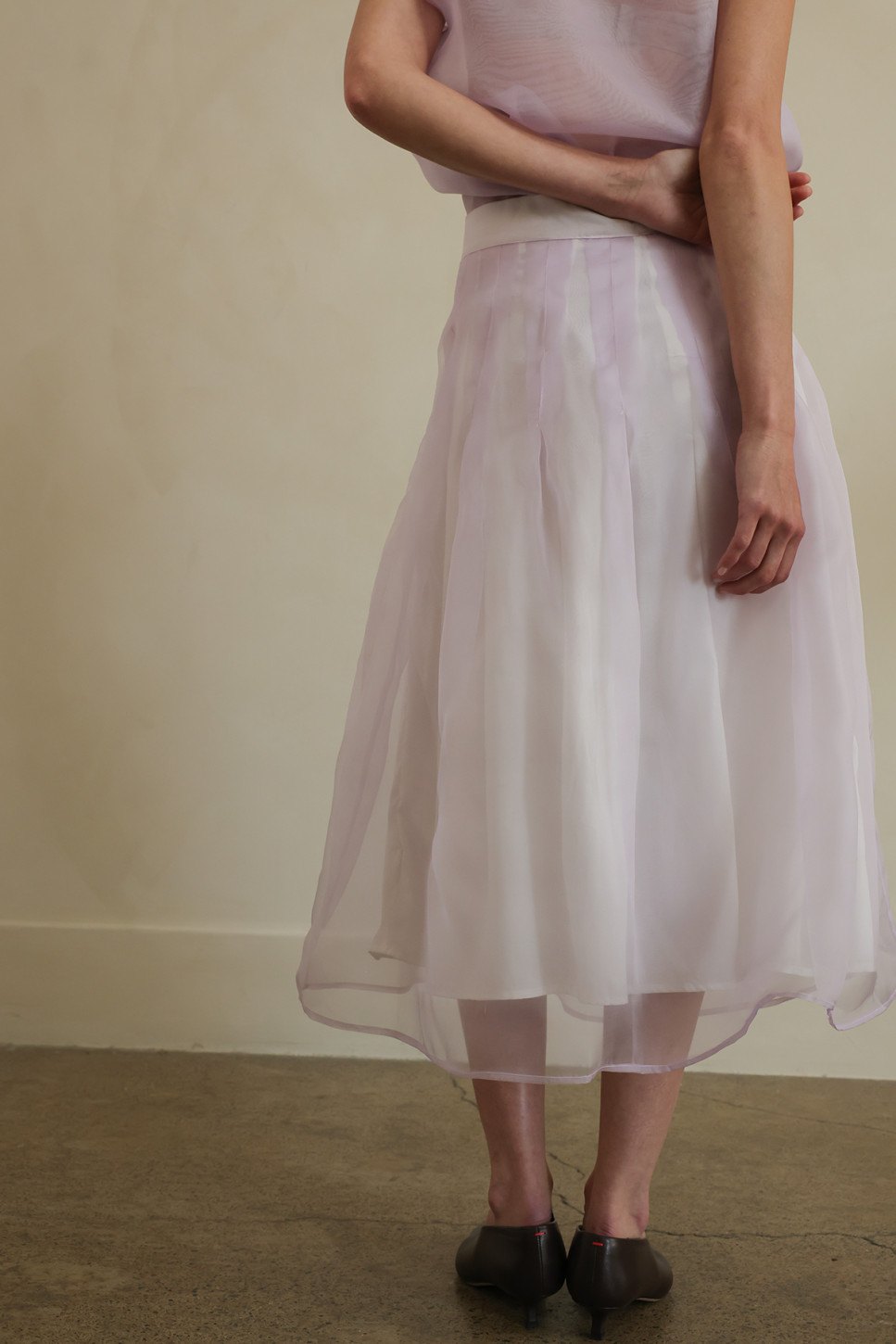 MARNIE SILK ORGANZA SKIRT