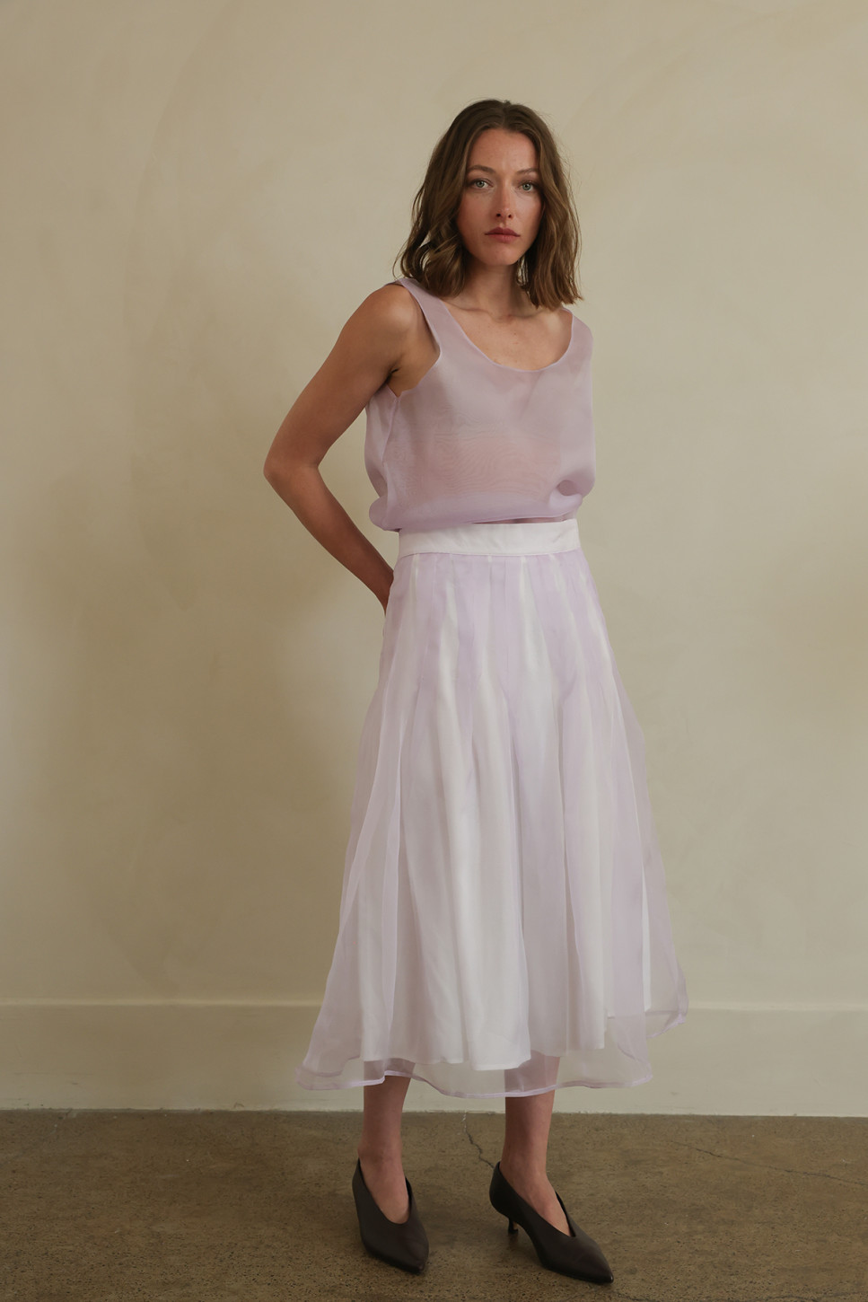 MARNIE SILK ORGANZA SKIRT
