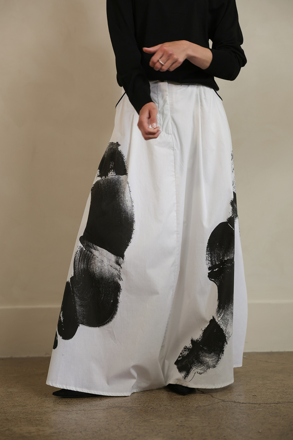 MIA COTTON PRINTED MAXI SKIRT
