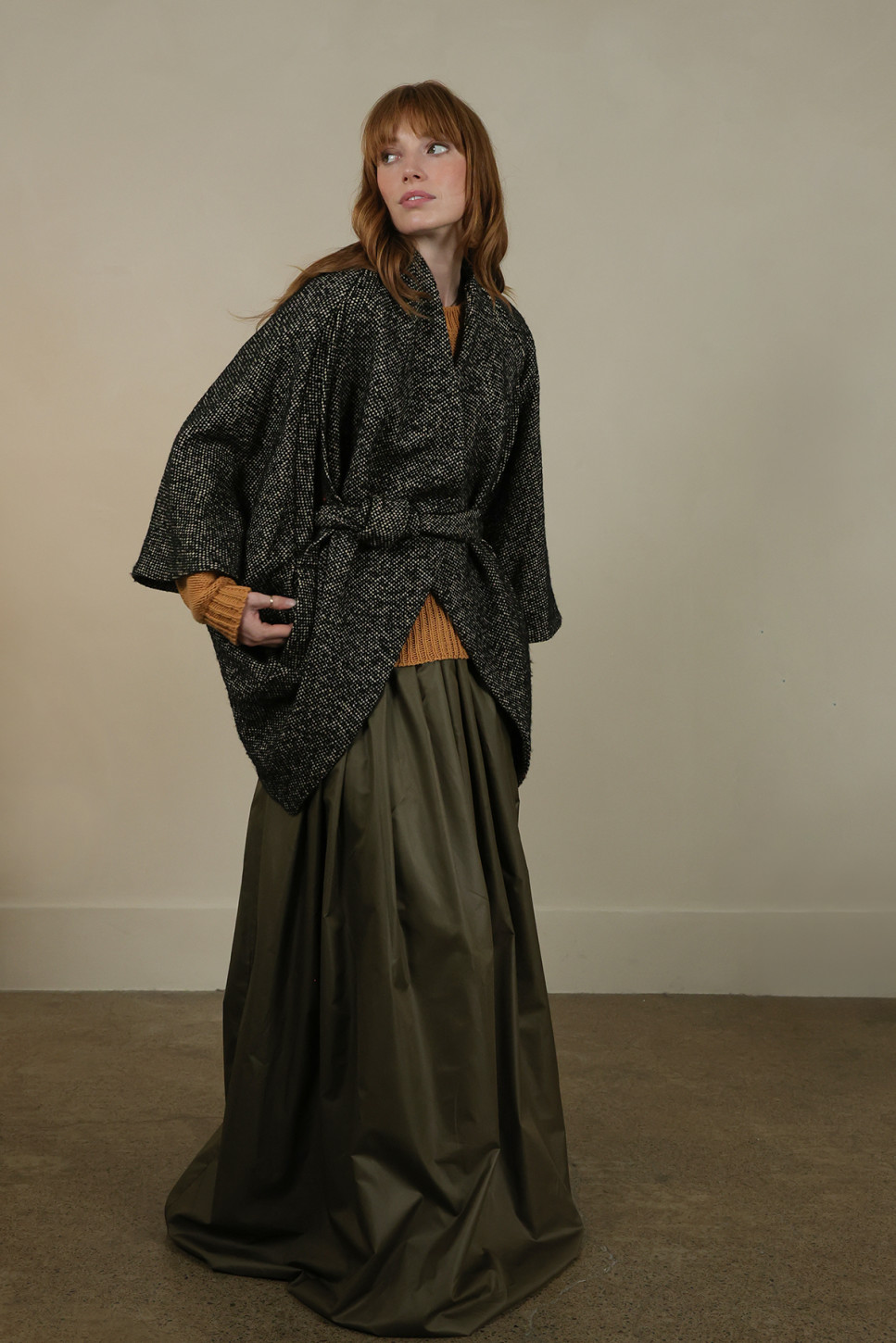 THE MIKA TWEED WOOL COAT