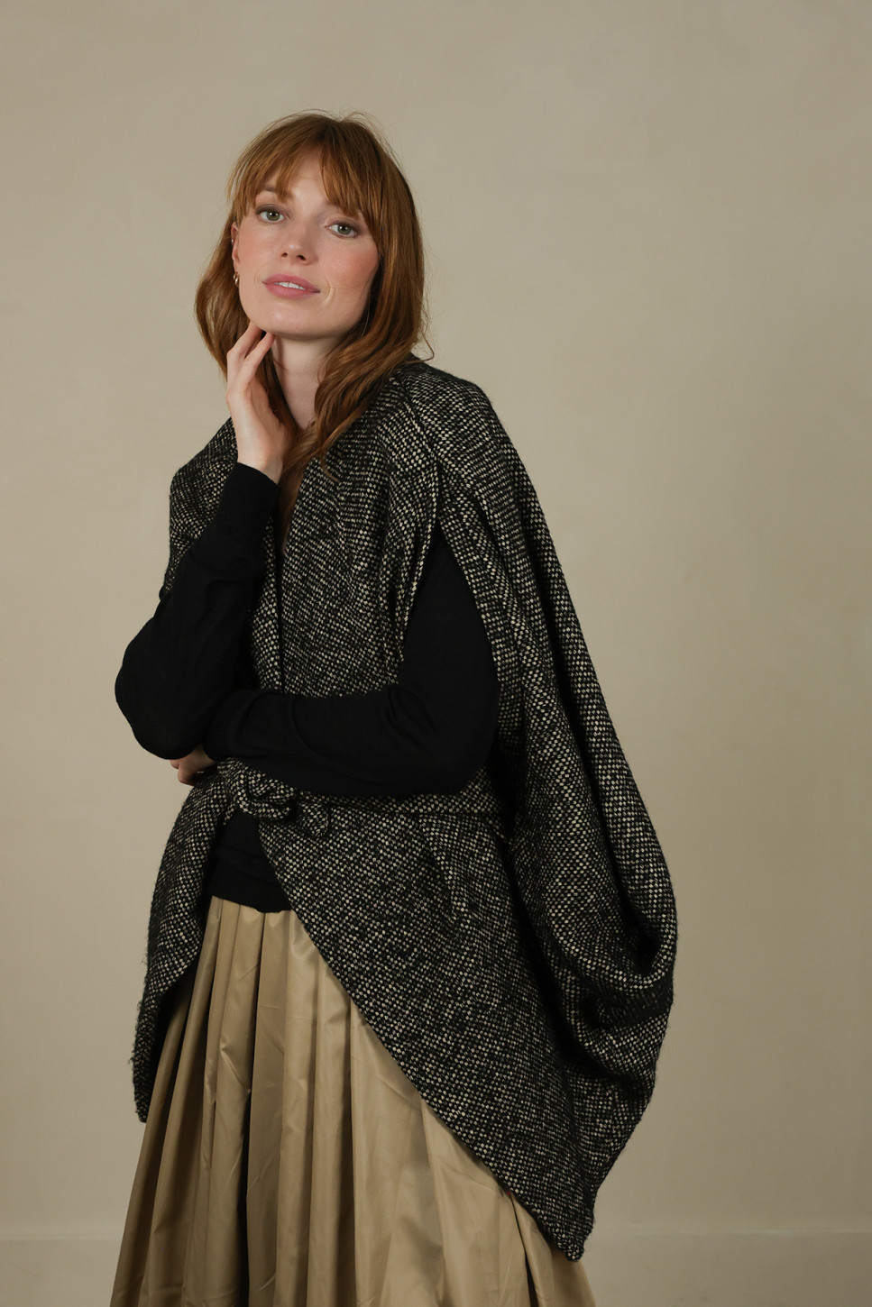 THE MIKA TWEED WOOL COAT