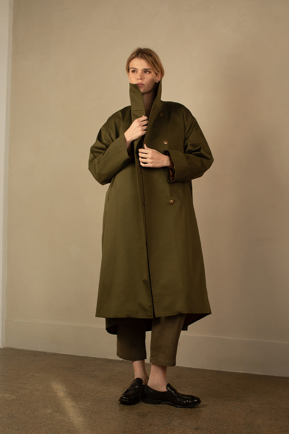 THE MIU COTTON COAT