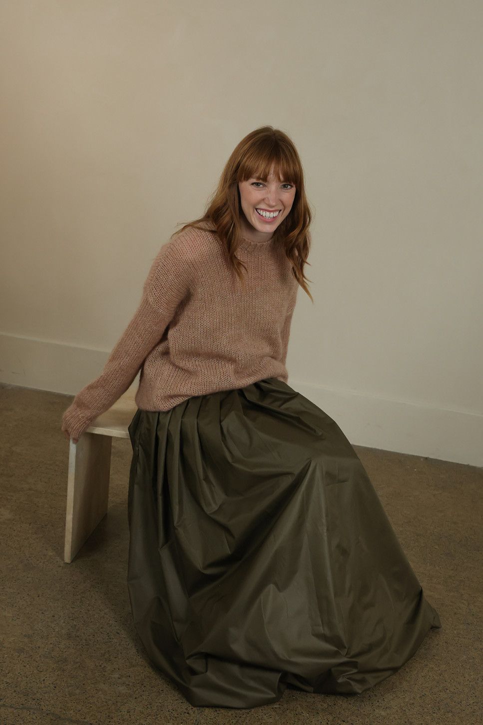 THE OLIVE MOOR MAXI SKIRT