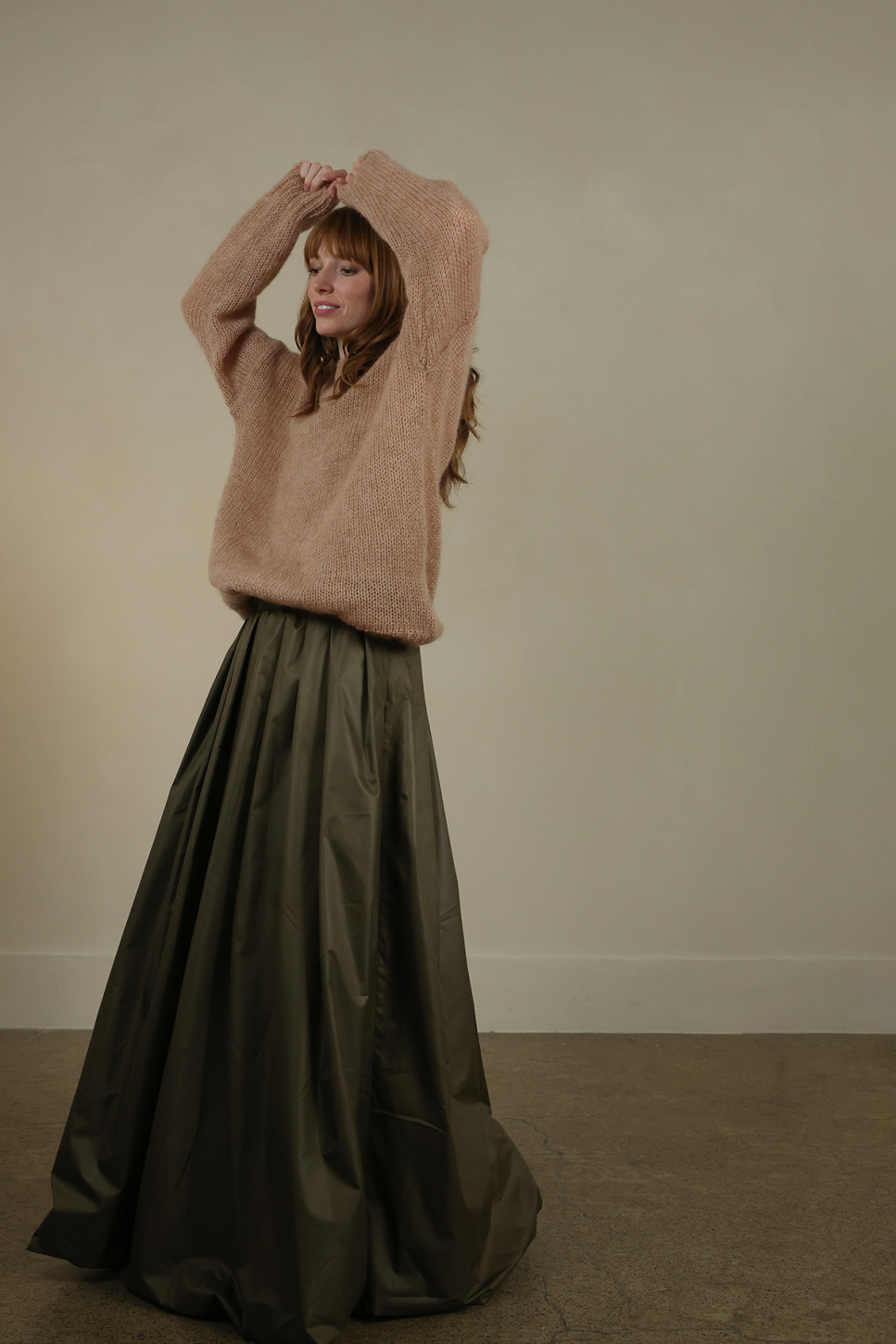 THE OLIVE MOOR MAXI SKIRT