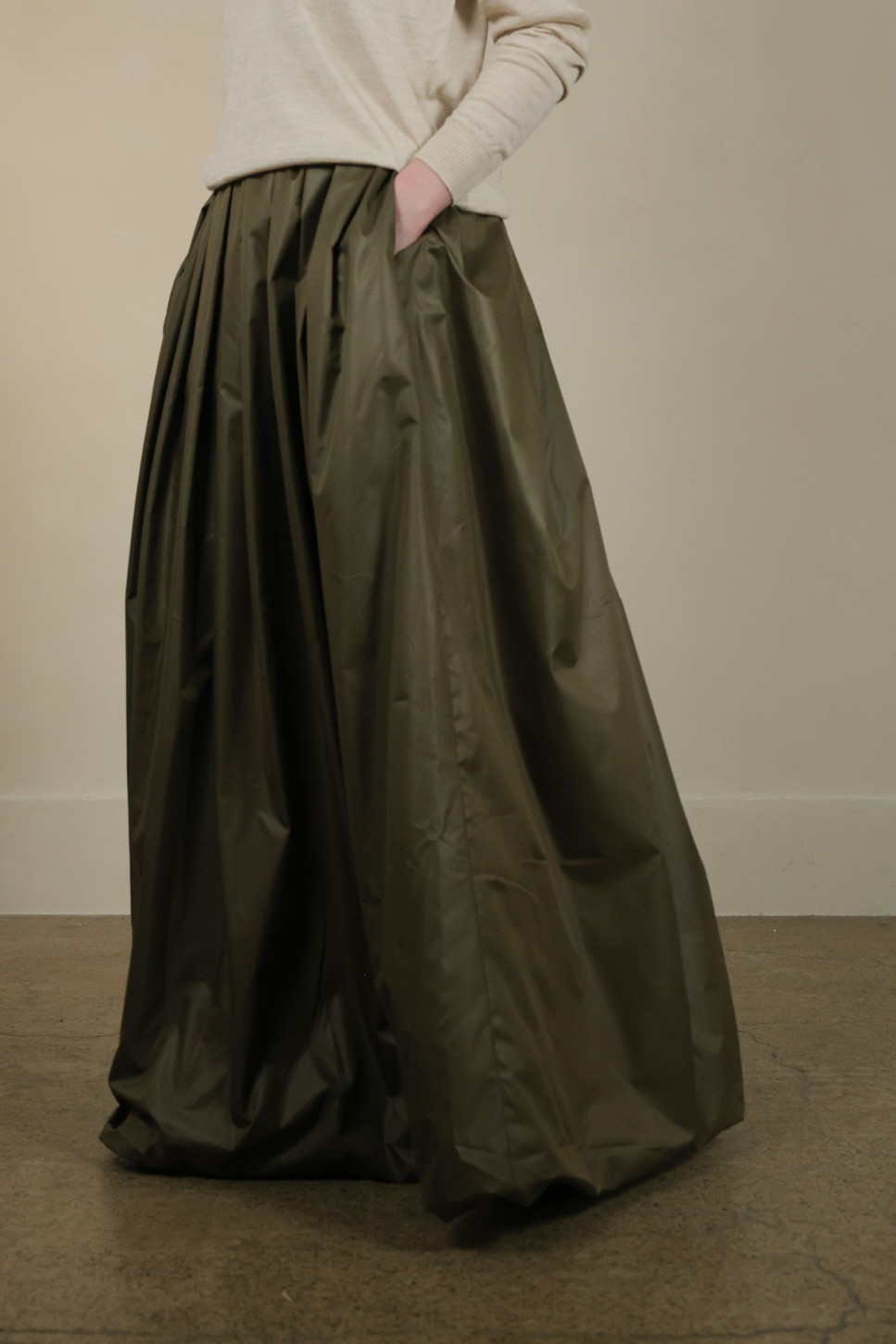 THE OLIVE MOOR MAXI SKIRT