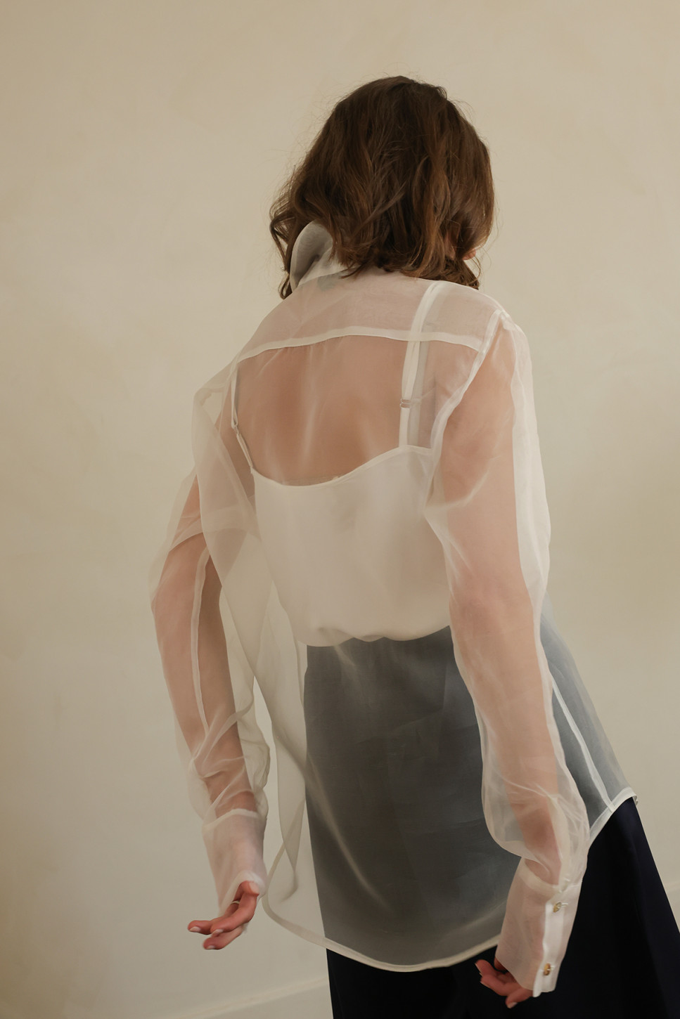 NOA SILK ORGANZA SHIRT