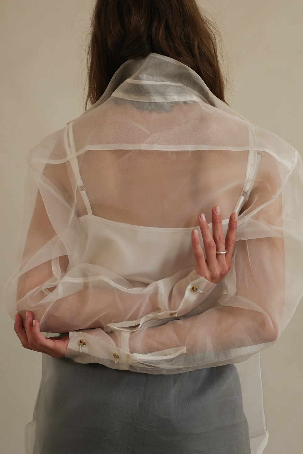 NOA SILK ORGANZA SHIRT