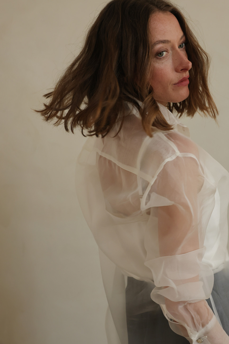 NOA SILK ORGANZA SHIRT