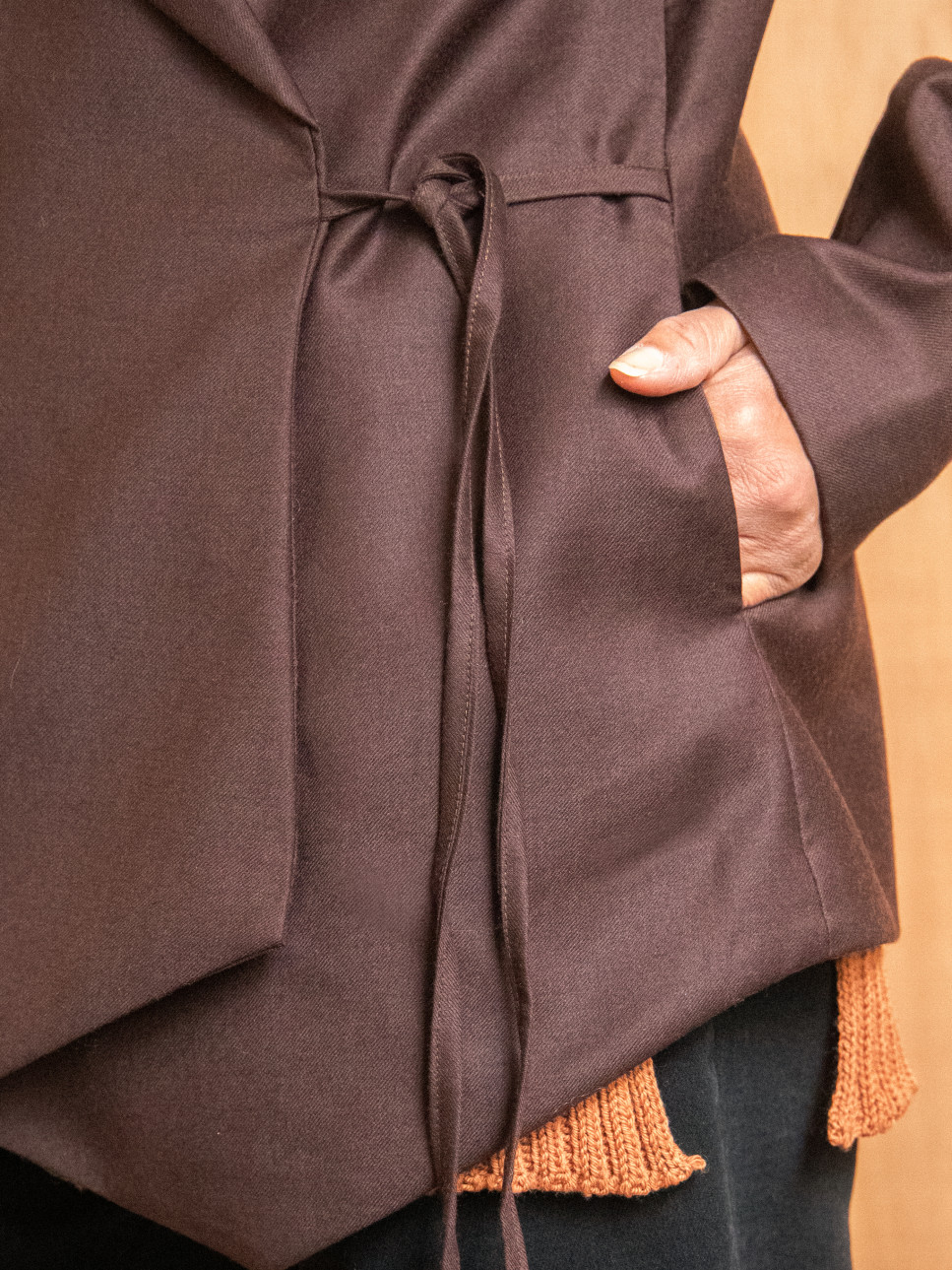 NORI WOOL WRAP JACKET 