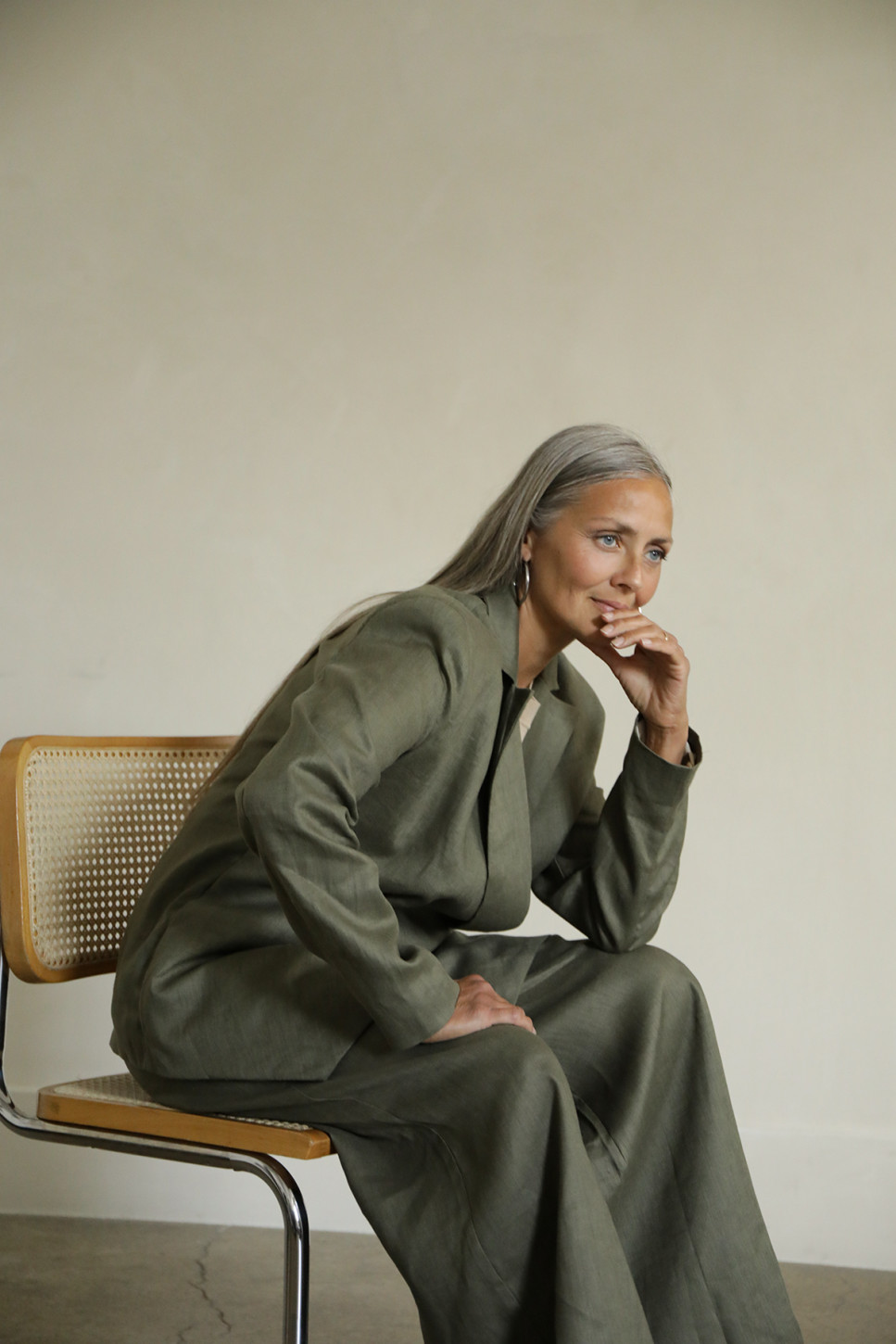 NORI LINEN TWO-PIECE SUIT