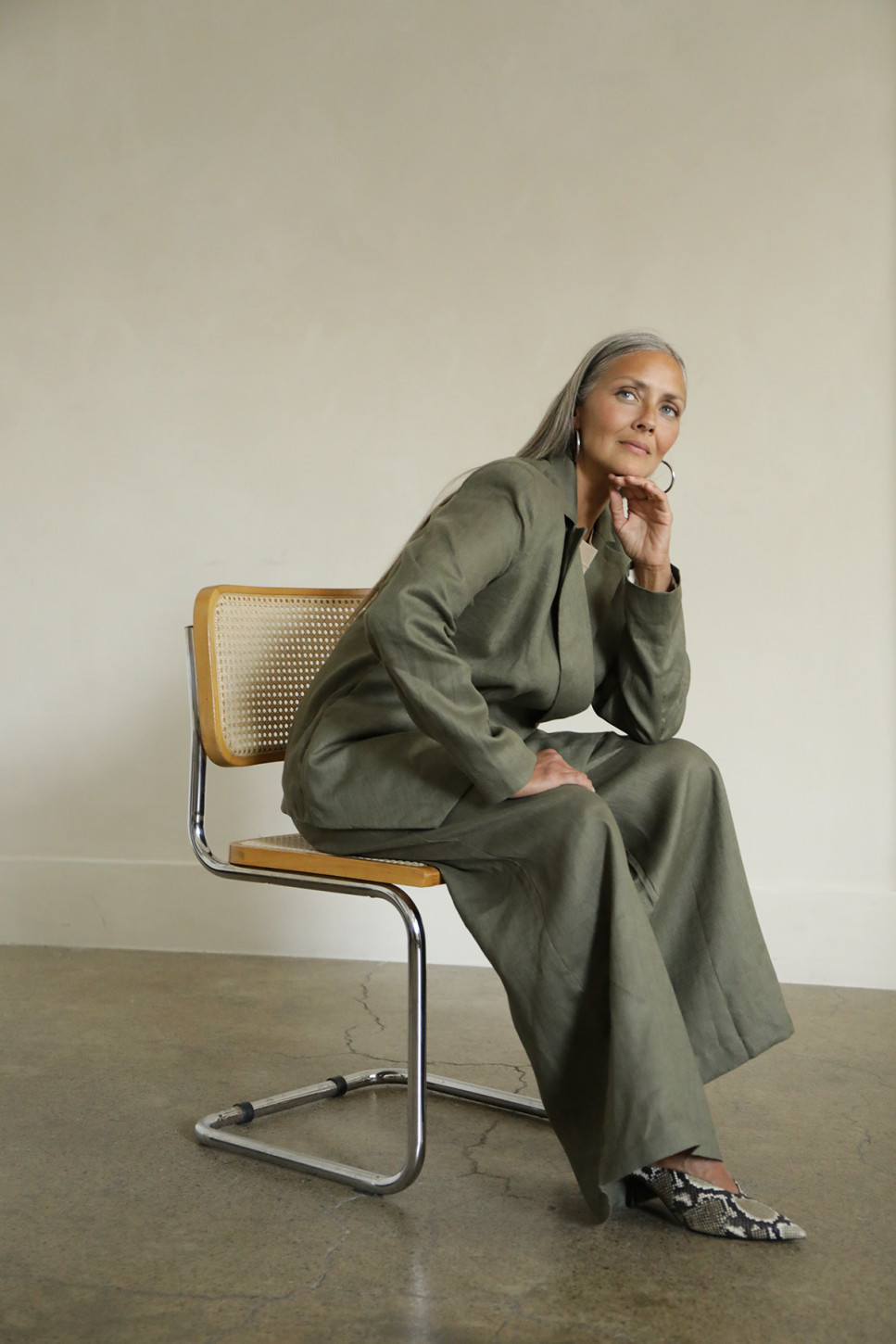 NORI LINEN TWO-PIECE SUIT