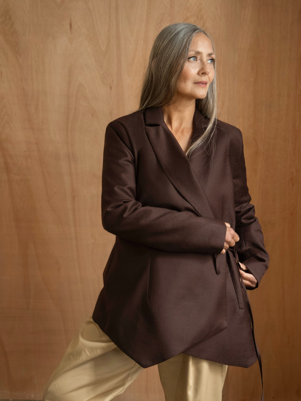 NORI WOOL WRAP JACKET 