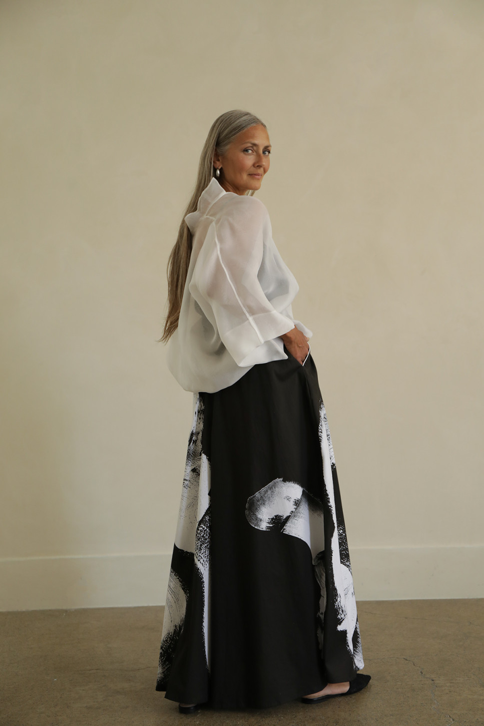 NOYA ORGANZA SILK TOP