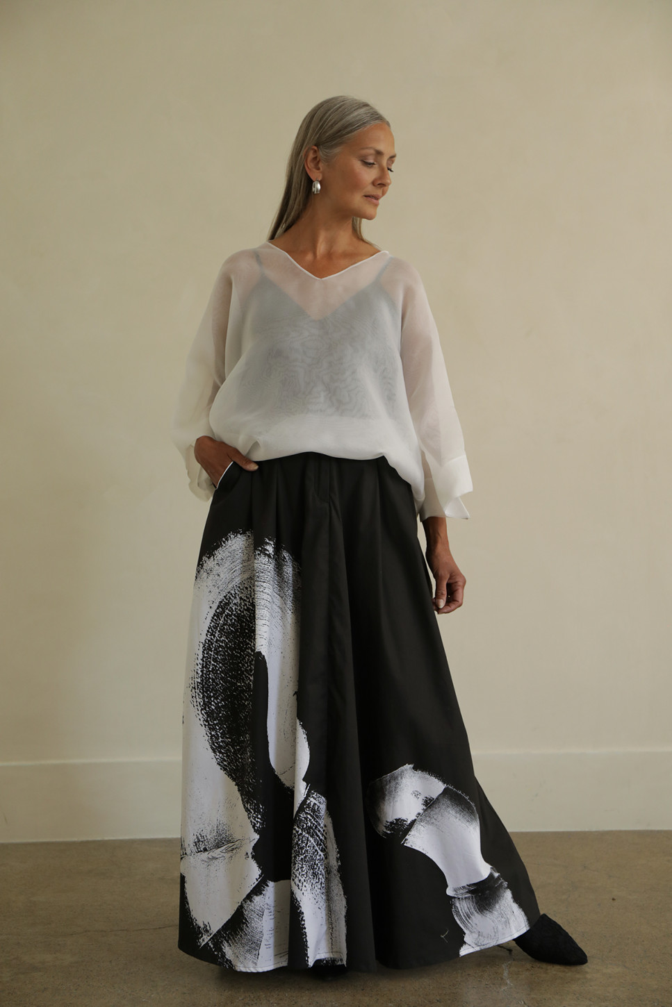 NOYA ORGANZA SILK TOP