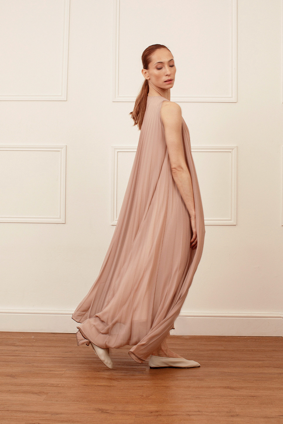 Pleats to meet you maxi dress best sale