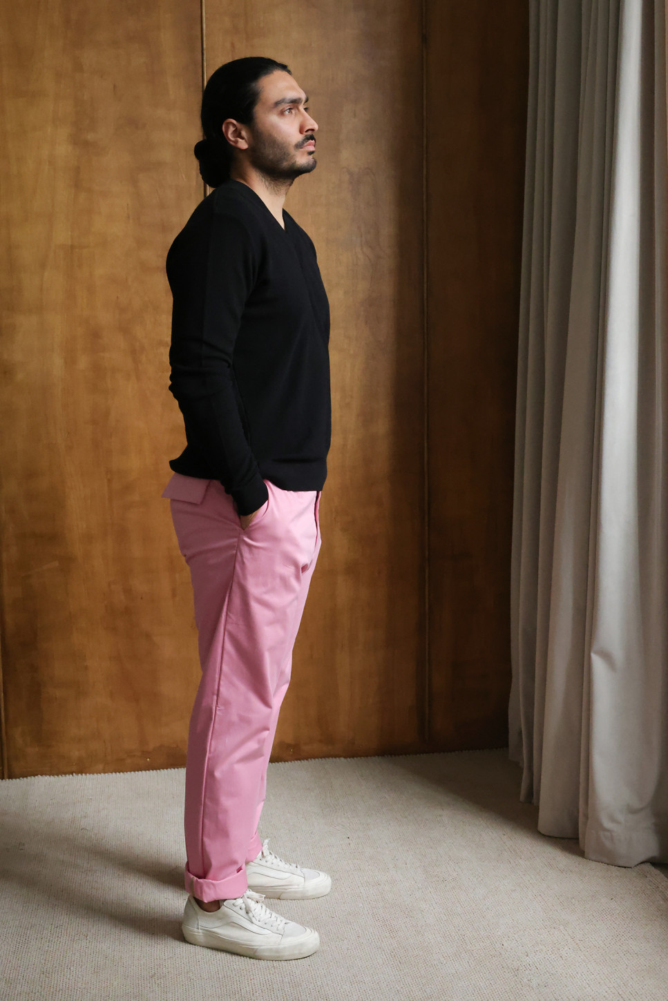 Pink Jude Cotton Trousers 