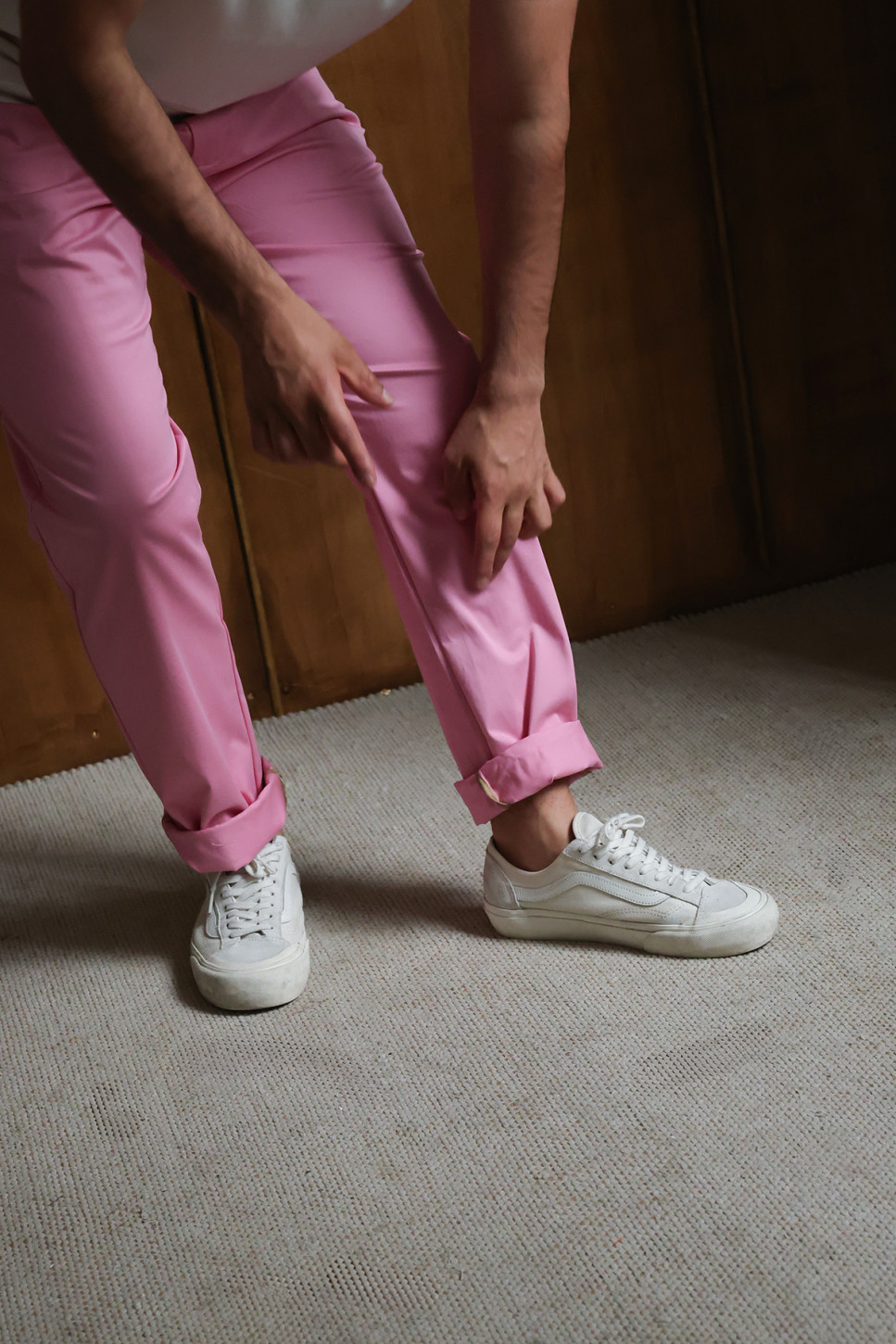 Pink Jude Cotton Trousers 